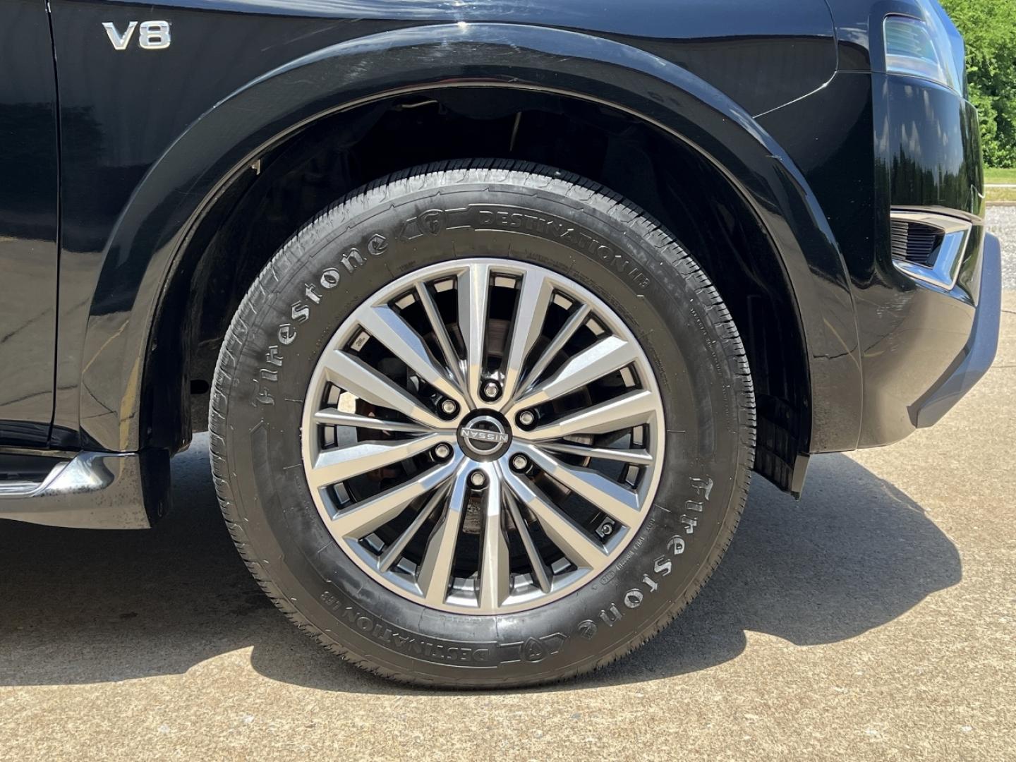 2021 BLACK /Tan Leather Nissan Armada SL AWD (JN8AY2BB5M9) with an 5.6L V8 engine, Automatic transmission, located at 2990 Old Orchard Rd., Jackson, MO, 63755, 37.354214, -89.612106 - 2021 Nissan Armada SL 105xxx miles 4 Wheel Drive 5.6L V8 Automatic Leather 3rd Row Navigation Power/Heated Seats Backup Camera Sunroof Bluetooth Remote Start Cruise Power Windows/Locks/Mirrors We have financing available and we accept trades! Fill out a credit application on our websi - Photo#51