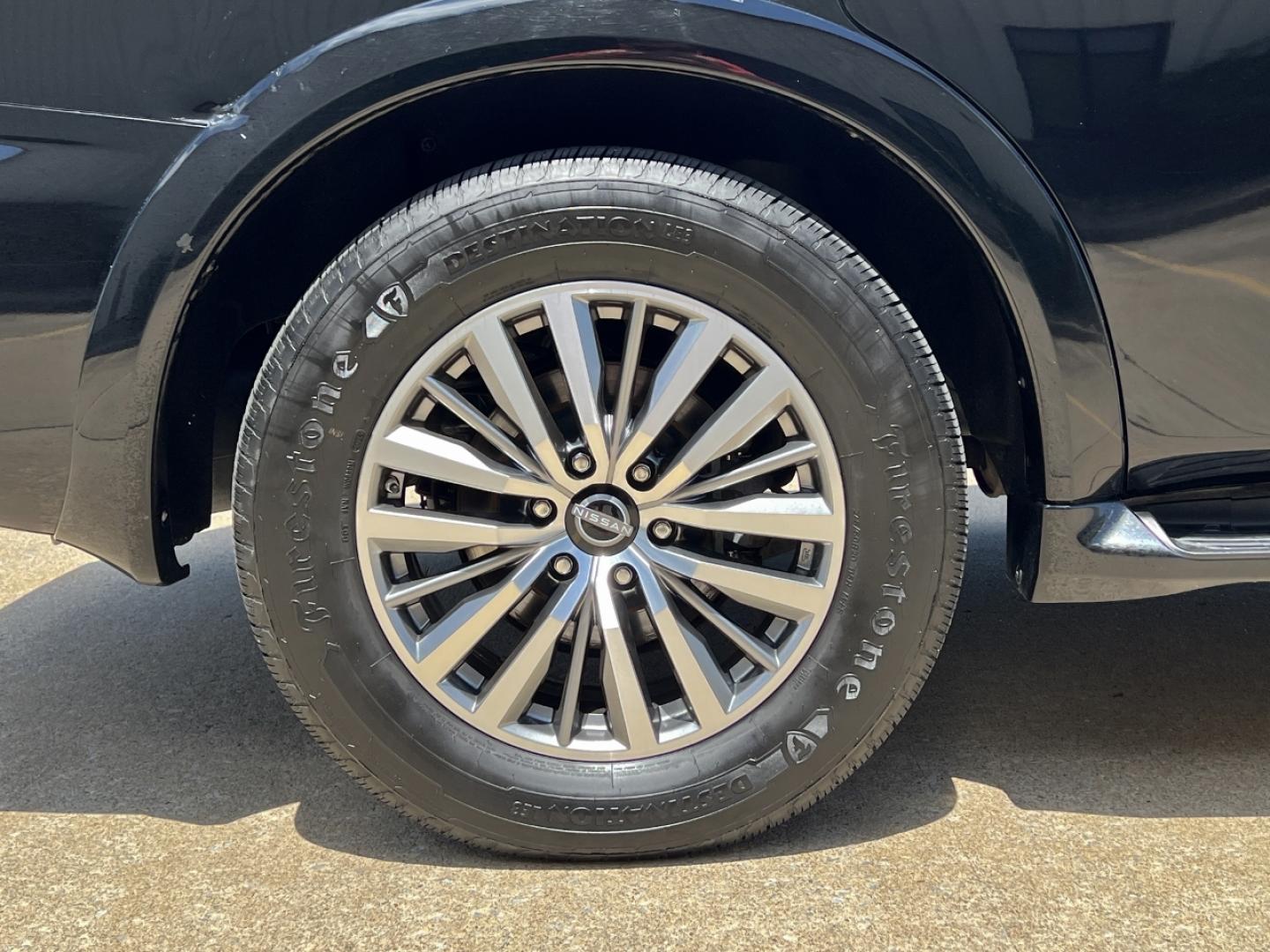 2021 BLACK /Tan Leather Nissan Armada SL AWD (JN8AY2BB5M9) with an 5.6L V8 engine, Automatic transmission, located at 2990 Old Orchard Rd., Jackson, MO, 63755, 37.354214, -89.612106 - 2021 Nissan Armada SL 105xxx miles 4 Wheel Drive 5.6L V8 Automatic Leather 3rd Row Navigation Power/Heated Seats Backup Camera Sunroof Bluetooth Remote Start Cruise Power Windows/Locks/Mirrors We have financing available and we accept trades! Fill out a credit application on our websi - Photo#52
