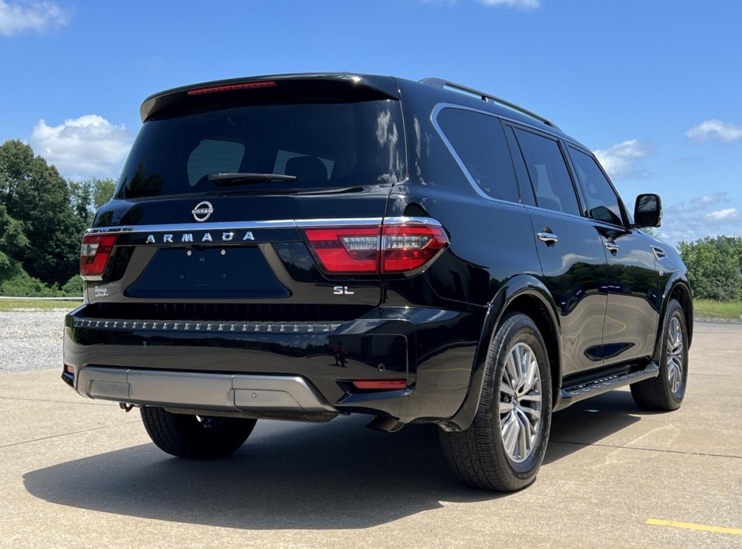 2021 BLACK /Tan Leather Nissan Armada SL AWD (JN8AY2BB5M9) with an 5.6L V8 engine, Automatic transmission, located at 2990 Old Orchard Rd., Jackson, MO, 63755, 37.354214, -89.612106 - 2021 Nissan Armada SL 105xxx miles 4 Wheel Drive 5.6L V8 Automatic Leather 3rd Row Navigation Power/Heated Seats Backup Camera Sunroof Bluetooth Remote Start Cruise Power Windows/Locks/Mirrors We have financing available and we accept trades! Fill out a credit application on our websi - Photo#12