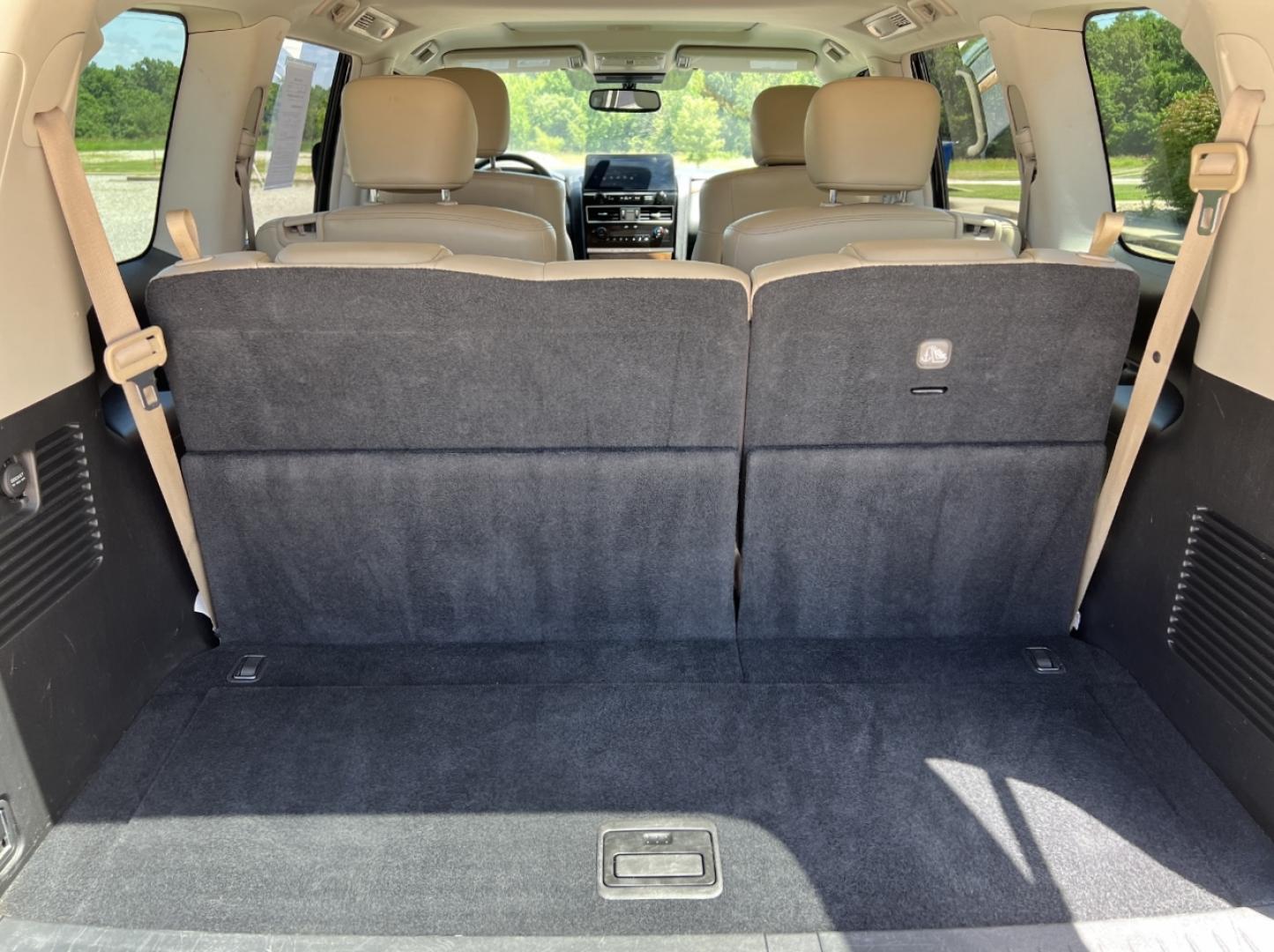 2021 BLACK /Tan Leather Nissan Armada SL AWD (JN8AY2BB5M9) with an 5.6L V8 engine, Automatic transmission, located at 2990 Old Orchard Rd., Jackson, MO, 63755, 37.354214, -89.612106 - 2021 Nissan Armada SL 105xxx miles 4 Wheel Drive 5.6L V8 Automatic Leather 3rd Row Navigation Power/Heated Seats Backup Camera Sunroof Bluetooth Remote Start Cruise Power Windows/Locks/Mirrors We have financing available and we accept trades! Fill out a credit application on our websi - Photo#24