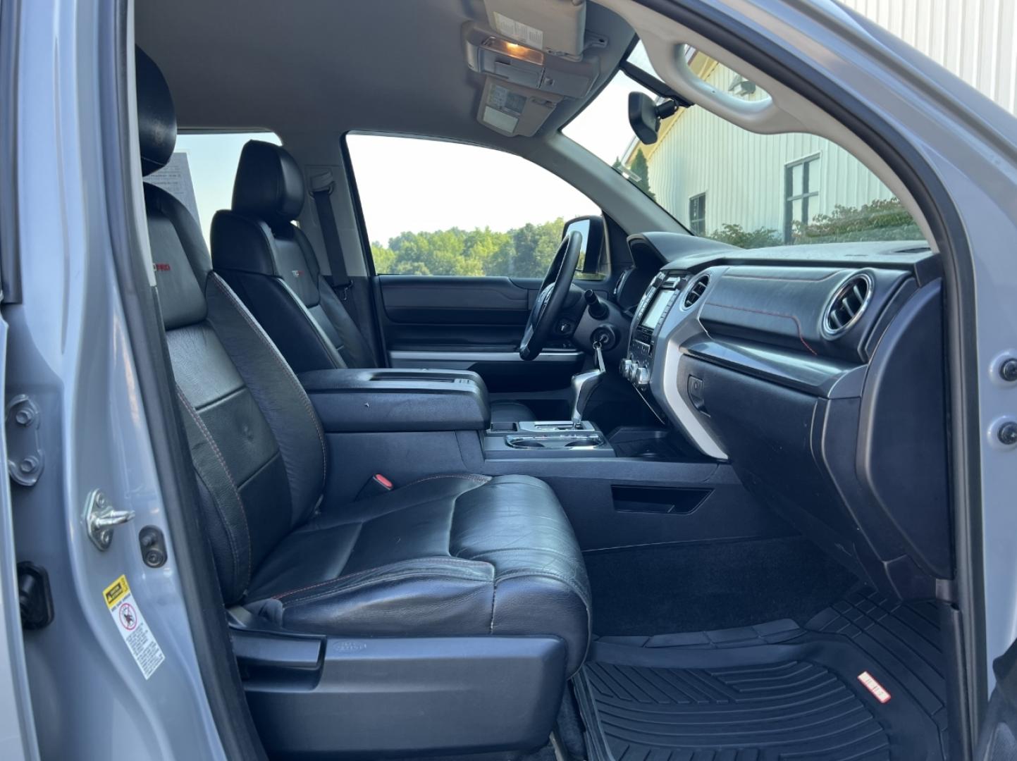 2017 GRAY /Black Leather Toyota Tundra TRD Pro (5TFDW5F19HX) with an 5.7L V8 engine, Automatic transmission, located at 2990 Old Orchard Rd., Jackson, MO, 63755, 37.354214, -89.612106 - 2017 Toyota Tundra TRD Pro 222xxx miles 4x4 5.7L V8 Automatic Leather New Tires Rear Entertainment Navigation Backup Camera Power Driver Seat Bluetooth Cruise Power Windows/Locks/Mirrors We have financing available and we accept trades! Fill out a credit application on our website or c - Photo#17