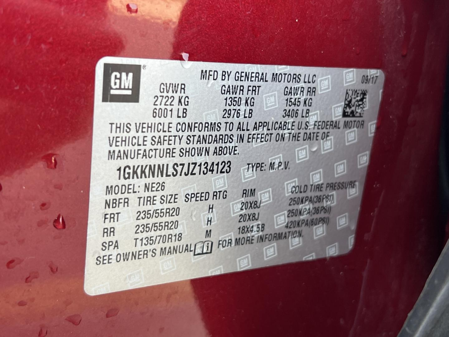 2018 MAROON /Tan Leather GMC Acadia SLT-2 FWD (1GKKNNLS7JZ) with an 3.6L V6 engine, Automatic transmission, located at 2990 Old Orchard Rd., Jackson, MO, 63755, 37.354214, -89.612106 - 2018 GMC Acadia SLT 1-Owner 109xxx miles Front Wheel Drive 3.6L V6 Automatic Leather 3rd Row Navigation Power/Heated Seats Heated Rear Seats Backup Camera Sunroof Bluetooth Remote Start Cruise Power Windows/Locks/Mirrors We have financing available and we accept trades! Fill out a c - Photo#52