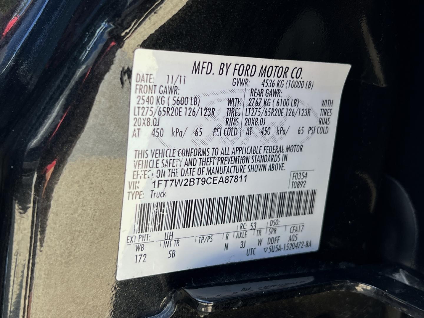 2012 BLACK /Black Leather Ford F-250 SD Lariat Crew Cab 4WD (1FT7W2BT9CE) with an 6.7L V8 DIESEL engine, Automatic transmission, located at 2990 Old Orchard Rd., Jackson, MO, 63755, 37.354214, -89.612106 - 2012 Ford F-250 Lariat 177xxx miles 4x4 6.7L V8 Diesel Automatic Leather Power/Heated/Cooled Seats Sunroof Remote Start Cruise Power Windows/Locks/Mirrors We have financing available and we accept trades! Fill out a credit application on our website or come by today! If you have any ques - Photo#46