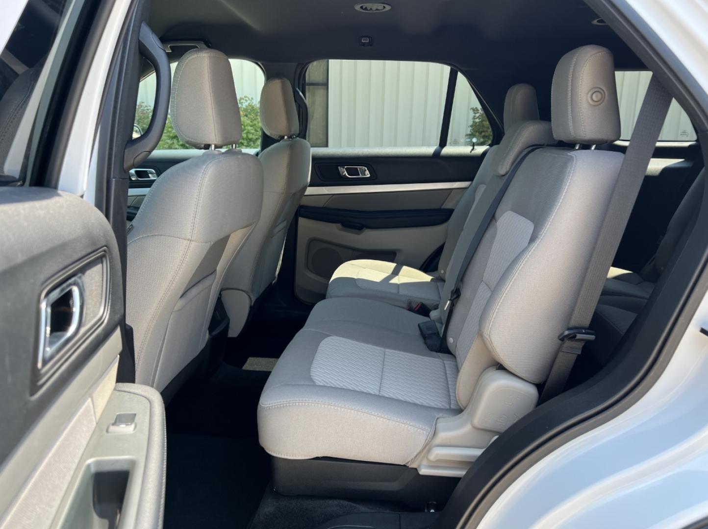 2018 WHITE /Tan Cloth Ford Explorer Base FWD (1FM5K7BH3JG) with an 2.3L 4 Cyl. engine, Automatic transmission, located at 2990 Old Orchard Rd., Jackson, MO, 63755, 37.354214, -89.612106 - 2018 Ford Explorer 1-Owner 115xxx miles Front Wheel Drive 2.3L 4 Cyl. Automatic 3rd Row Backup Camera Power Driver Seat Bluetooth Cruise Power Windows/Locks/Mirrors We have financing available and we accept trades! Fill out a credit application on our website or come by today! If you ha - Photo#13
