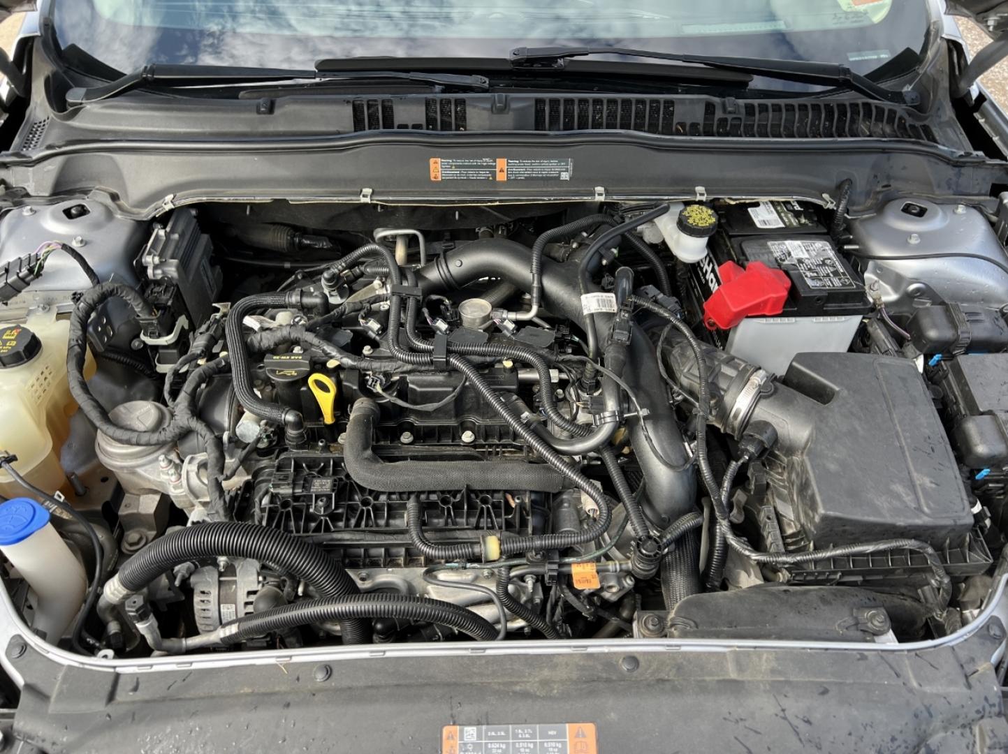 2020 SILVER /Black Leather Ford Fusion SEL (3FA6P0CD1LR) with an 1.5L 4 Cyl. engine, Automatic transmission, located at 506 S. Kingshighway, Cape Girardeau, MO, 63703, (573) 235-5000, 37.294991, -89.553635 - 2020 Ford Fusion SEL 109xxx miles Front Wheel Drive 1.5L 4 Cyl. Automatic Leather Backup Camera Power/Heated Seats Bluetooth Remote Start Cruise Power Windows/Locks/Mirrors We have financing available and we accept trades! Fill out a credit application on our website or come by today! I - Photo#34