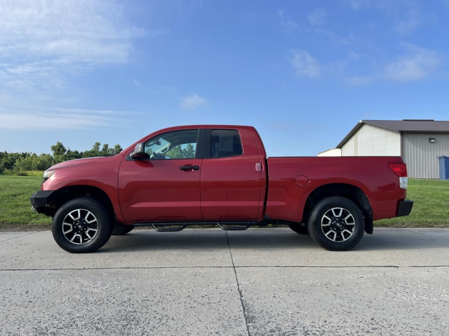 2011 RED /Black Cloth Toyota Tundra Tundra-Grade 5.7L FFV Double Cab 4WD (5TFUW5F11BX) with an 5.7L V8 engine, Automatic transmission, located at 506 S. Kingshighway, Cape Girardeau, MO, 63703, (573) 235-5000, 37.294991, -89.553635 - 2011 Toyota Tundra Grade 163xxx miles 4x4 5.7L V8 Automatic Power Driver Seat Cruise Power Windows/Locks/Mirrors We have financing available and we accept trades! Fill out a credit application on our website or come by today! If you have any questions, give us a call at (573) 235-5000 or vi - Photo#5