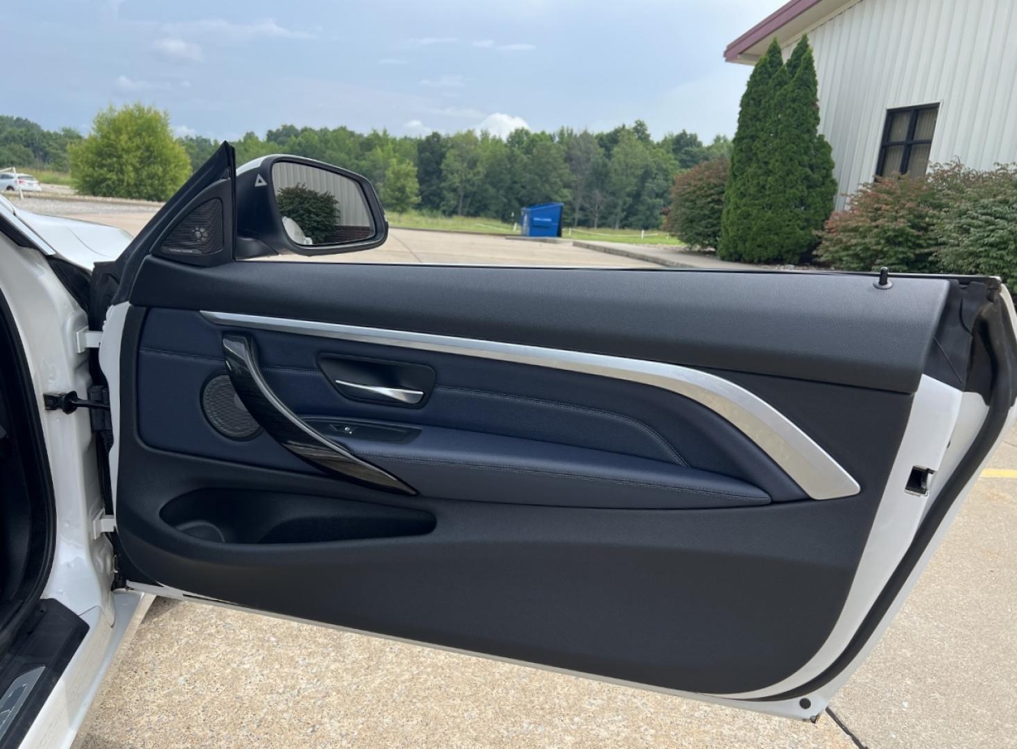 2018 WHITE /Blue Leather BMW 4-Series 440i convertible (WBA4Z7C58JE) with an 3.0L V6 DOHC 24V engine, Automatic transmission, located at 2990 Old Orchard Rd., Jackson, MO, 63755, 37.354214, -89.612106 - 2018 BMW 440i Only 50xxx miles All Wheel Drive 3.0L I6 Automatic Leather Navigation Power/Heated Seats Backup Camera Bluetooth Cruise Power Windows/Locks/Mirrors We have financing available and we accept trades! Fill out a credit application on our website or come by today! If you have - Photo#18