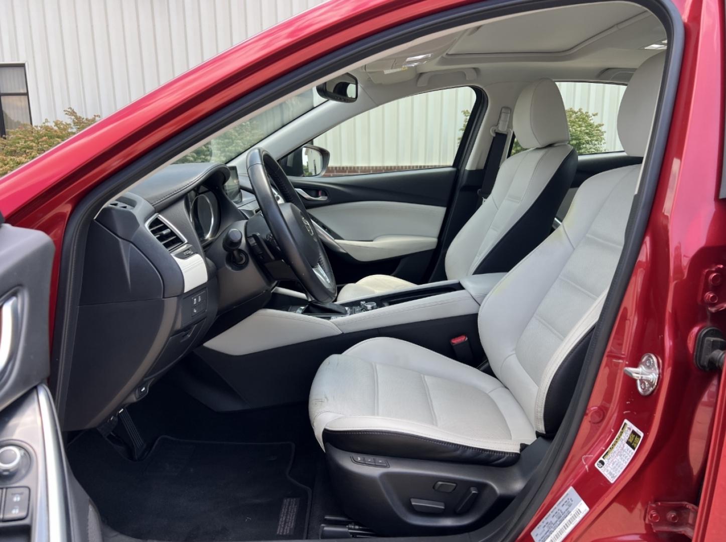 2016 RED /Tan Leather Mazda Mazda6 i Grand Touring (JM1GJ1W57G1) with an 2.5L 4 Cyl. engine, Automatic transmission, located at 2990 Old Orchard Rd., Jackson, MO, 63755, 37.354214, -89.612106 - 2016 Mazda 6 Grand Touring 1-Owner Only 74xxx miles Front Wheel Drive 2.5L 4 Cyl. Automatic Leather Navigation Power/Heated Seats Backup Camera Sunroof Bluetooth Cruise Power Windows/Locks/Mirrors We have financing available and we accept trades! Fill out a credit application on our we - Photo#15