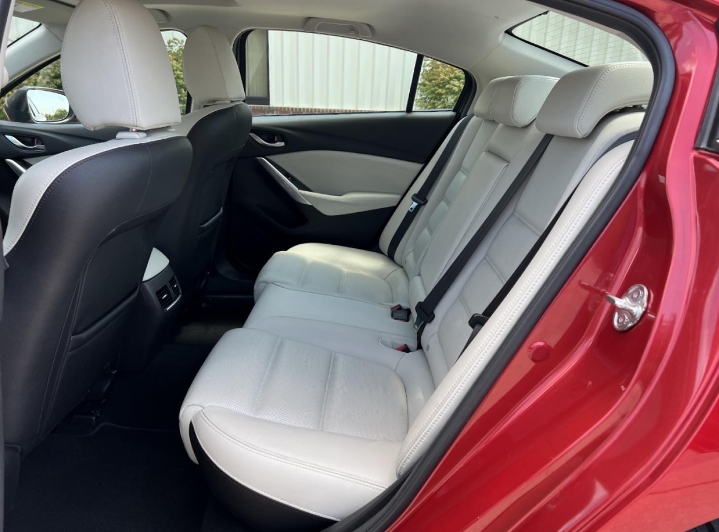 2016 RED /Tan Leather Mazda Mazda6 i Grand Touring (JM1GJ1W57G1) with an 2.5L 4 Cyl. engine, Automatic transmission, located at 2990 Old Orchard Rd., Jackson, MO, 63755, 37.354214, -89.612106 - 2016 Mazda 6 Grand Touring 1-Owner Only 74xxx miles Front Wheel Drive 2.5L 4 Cyl. Automatic Leather Navigation Power/Heated Seats Backup Camera Sunroof Bluetooth Cruise Power Windows/Locks/Mirrors We have financing available and we accept trades! Fill out a credit application on our we - Photo#18
