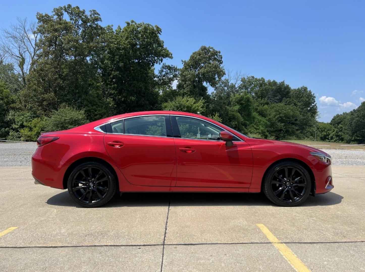2016 RED /Tan Leather Mazda Mazda6 i Grand Touring (JM1GJ1W57G1) with an 2.5L 4 Cyl. engine, Automatic transmission, located at 2990 Old Orchard Rd., Jackson, MO, 63755, 37.354214, -89.612106 - 2016 Mazda 6 Grand Touring 1-Owner Only 74xxx miles Front Wheel Drive 2.5L 4 Cyl. Automatic Leather Navigation Power/Heated Seats Backup Camera Sunroof Bluetooth Cruise Power Windows/Locks/Mirrors We have financing available and we accept trades! Fill out a credit application on our we - Photo#9