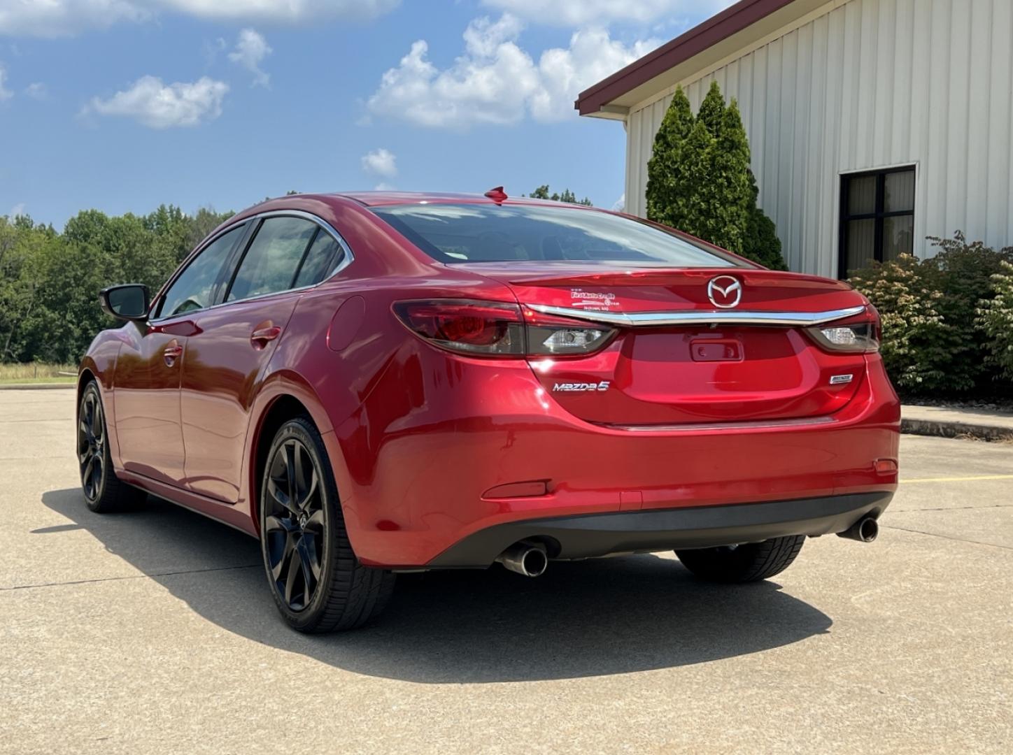 2016 RED /Tan Leather Mazda Mazda6 i Grand Touring (JM1GJ1W57G1) with an 2.5L 4 Cyl. engine, Automatic transmission, located at 2990 Old Orchard Rd., Jackson, MO, 63755, 37.354214, -89.612106 - 2016 Mazda 6 Grand Touring 1-Owner Only 74xxx miles Front Wheel Drive 2.5L 4 Cyl. Automatic Leather Navigation Power/Heated Seats Backup Camera Sunroof Bluetooth Cruise Power Windows/Locks/Mirrors We have financing available and we accept trades! Fill out a credit application on our we - Photo#11