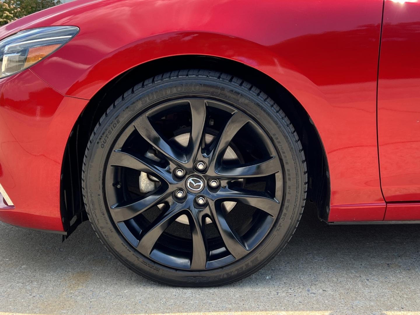 2016 RED /Tan Leather Mazda Mazda6 i Grand Touring (JM1GJ1W57G1) with an 2.5L 4 Cyl. engine, Automatic transmission, located at 2990 Old Orchard Rd., Jackson, MO, 63755, 37.354214, -89.612106 - 2016 Mazda 6 Grand Touring 1-Owner Only 74xxx miles Front Wheel Drive 2.5L 4 Cyl. Automatic Leather Navigation Power/Heated Seats Backup Camera Sunroof Bluetooth Cruise Power Windows/Locks/Mirrors We have financing available and we accept trades! Fill out a credit application on our we - Photo#37