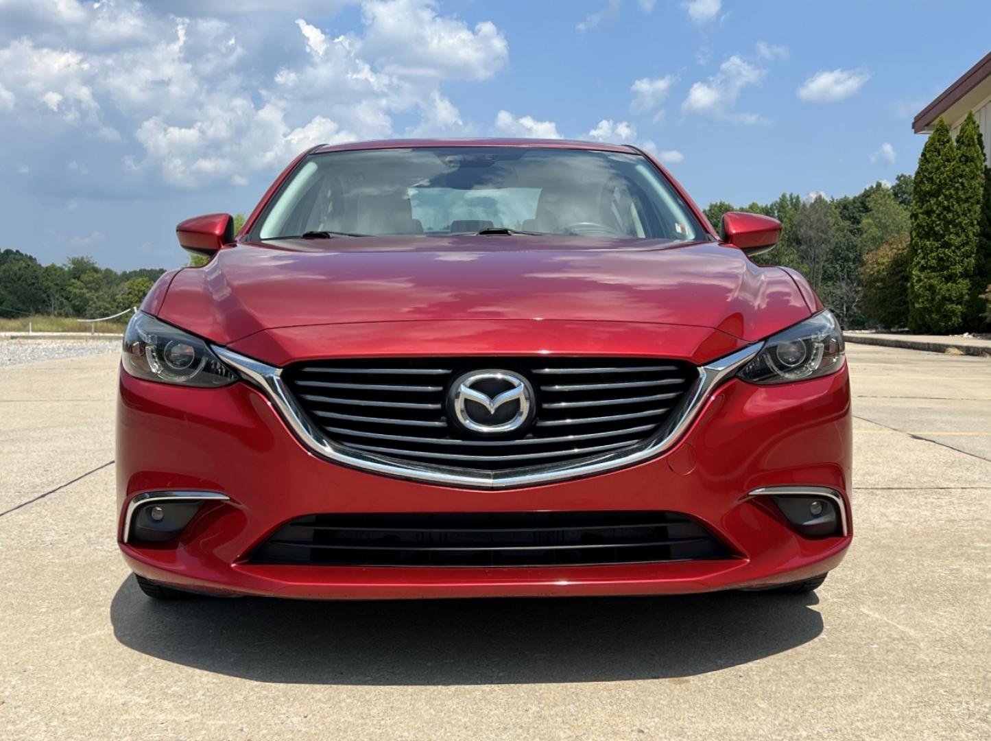 2016 RED /Tan Leather Mazda Mazda6 i Grand Touring (JM1GJ1W57G1) with an 2.5L 4 Cyl. engine, Automatic transmission, located at 2990 Old Orchard Rd., Jackson, MO, 63755, 37.354214, -89.612106 - 2016 Mazda 6 Grand Touring 1-Owner Only 74xxx miles Front Wheel Drive 2.5L 4 Cyl. Automatic Leather Navigation Power/Heated Seats Backup Camera Sunroof Bluetooth Cruise Power Windows/Locks/Mirrors We have financing available and we accept trades! Fill out a credit application on our we - Photo#13