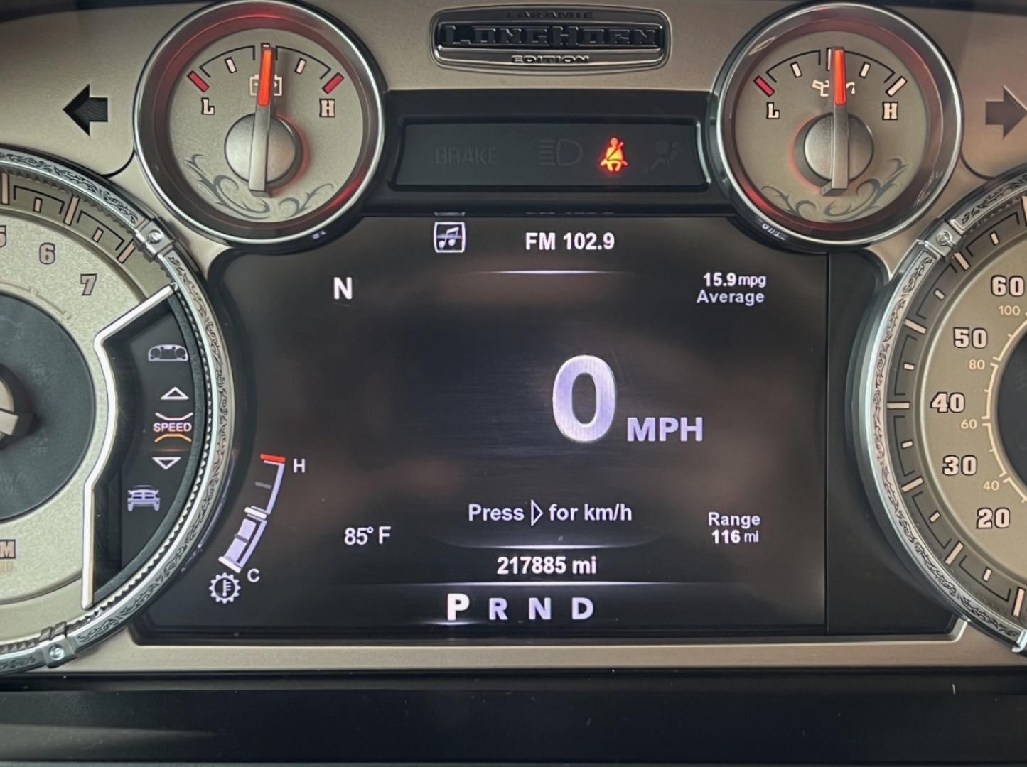 2015 GRAY /Brown Leather RAM 1500 Longhorn Crew Cab 4WD (1C6RR7PT5FS) with an 5.7L V8 HEMI engine, Automatic transmission, located at 506 S. Kingshighway, Cape Girardeau, MO, 63703, (573) 235-5000, 37.294991, -89.553635 - 2015 Ram 1500 Longhorn 217xxx miles 4x4 5.7L V8 HEMI Automatic Leather Navigation Power/Heated/Cooled Seats Heated Rear Seats Heated Steering Wheel Backup Camera Sunroof Bluetooth Remote Start Cruise Power Windows/Locks/Mirrors We have financing available and we accept trades! Fill o - Photo#25