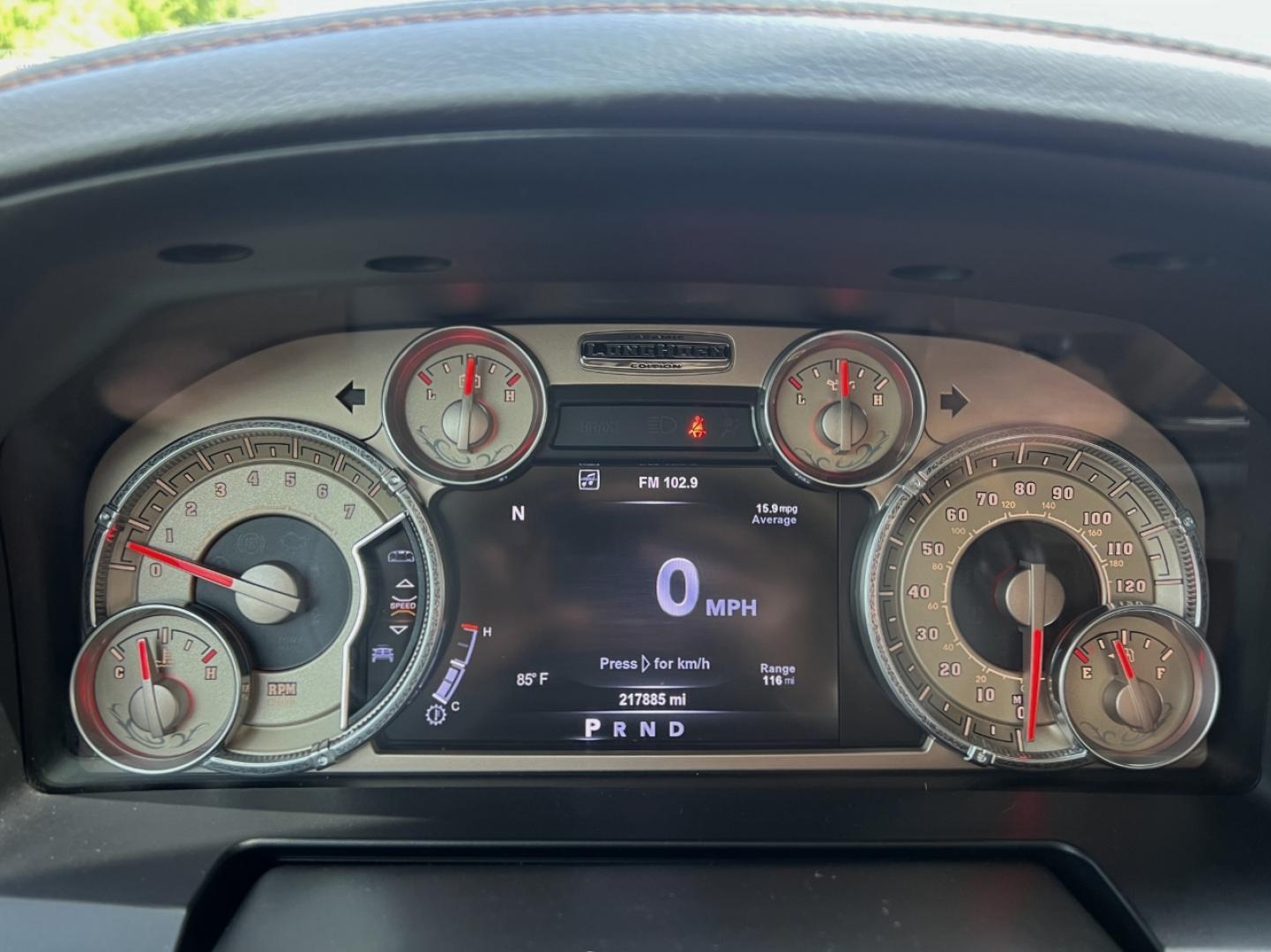 2015 GRAY /Brown Leather RAM 1500 Longhorn Crew Cab 4WD (1C6RR7PT5FS) with an 5.7L V8 HEMI engine, Automatic transmission, located at 506 S. Kingshighway, Cape Girardeau, MO, 63703, (573) 235-5000, 37.294991, -89.553635 - 2015 Ram 1500 Longhorn 217xxx miles 4x4 5.7L V8 HEMI Automatic Leather Navigation Power/Heated/Cooled Seats Heated Rear Seats Heated Steering Wheel Backup Camera Sunroof Bluetooth Remote Start Cruise Power Windows/Locks/Mirrors We have financing available and we accept trades! Fill o - Photo#1