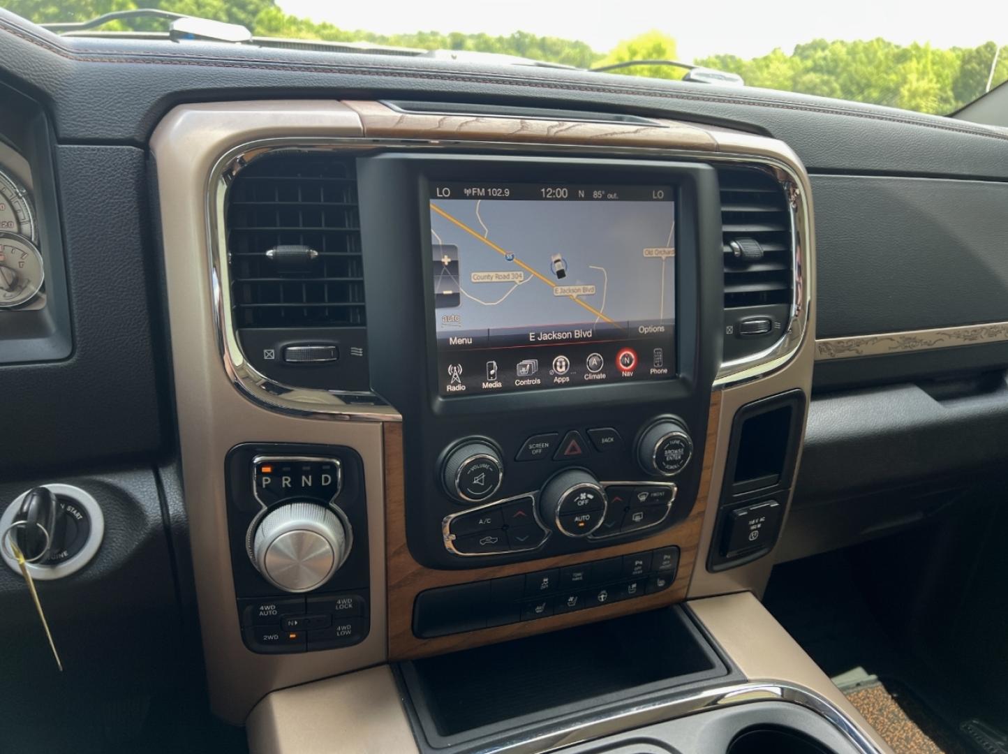 2015 GRAY /Brown Leather RAM 1500 Longhorn Crew Cab 4WD (1C6RR7PT5FS) with an 5.7L V8 HEMI engine, Automatic transmission, located at 506 S. Kingshighway, Cape Girardeau, MO, 63703, (573) 235-5000, 37.294991, -89.553635 - 2015 Ram 1500 Longhorn 217xxx miles 4x4 5.7L V8 HEMI Automatic Leather Navigation Power/Heated/Cooled Seats Heated Rear Seats Heated Steering Wheel Backup Camera Sunroof Bluetooth Remote Start Cruise Power Windows/Locks/Mirrors We have financing available and we accept trades! Fill o - Photo#27
