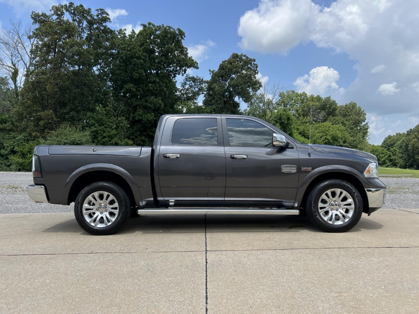 2015 GRAY /Brown Leather RAM 1500 Longhorn Crew Cab 4WD (1C6RR7PT5FS) with an 5.7L V8 HEMI engine, Automatic transmission, located at 506 S. Kingshighway, Cape Girardeau, MO, 63703, (573) 235-5000, 37.294991, -89.553635 - 2015 Ram 1500 Longhorn 217xxx miles 4x4 5.7L V8 HEMI Automatic Leather Navigation Power/Heated/Cooled Seats Heated Rear Seats Heated Steering Wheel Backup Camera Sunroof Bluetooth Remote Start Cruise Power Windows/Locks/Mirrors We have financing available and we accept trades! Fill o - Photo#12