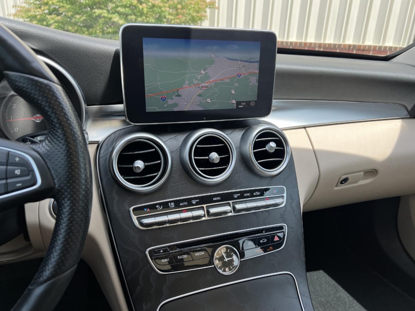2016 SILVER /Tan Leather Mercedes-Benz C-Class C300 4MATIC Sedan (55SWF4KB9GU) with an 2.0L 4 Cyl. engine, Automatic transmission, located at 506 S. Kingshighway, Cape Girardeau, MO, 63703, (573) 235-5000, 37.294991, -89.553635 - 2016 Mercedes-Benz C-Class C300 4MATIC Only 92xxx miles All Wheel Drive 2.0L 4 Cyl. Automatic Leather Navigation Power/Heated Seats Heated Steering Wheel Backup Camera Sunroof Bluetooth Cruise Power Windows/Locks/Mirrors We have financing available and we accept trades! Fill out a cred - Photo#25