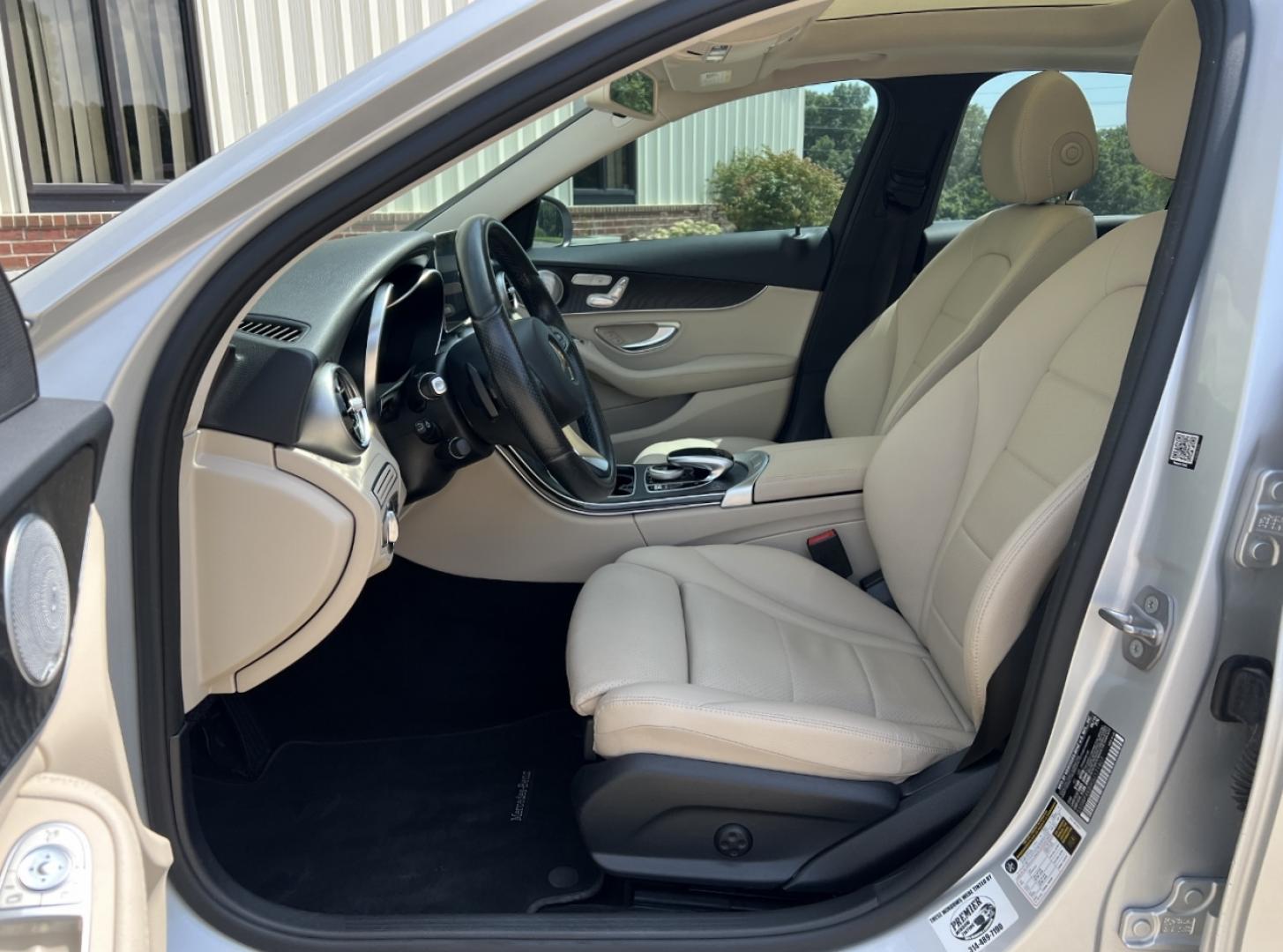 2016 SILVER /Tan Leather Mercedes-Benz C-Class C300 4MATIC Sedan (55SWF4KB9GU) with an 2.0L 4 Cyl. engine, Automatic transmission, located at 506 S. Kingshighway, Cape Girardeau, MO, 63703, (573) 235-5000, 37.294991, -89.553635 - 2016 Mercedes-Benz C-Class C300 4MATIC Only 92xxx miles All Wheel Drive 2.0L 4 Cyl. Automatic Leather Navigation Power/Heated Seats Heated Steering Wheel Backup Camera Sunroof Bluetooth Cruise Power Windows/Locks/Mirrors We have financing available and we accept trades! Fill out a cred - Photo#14
