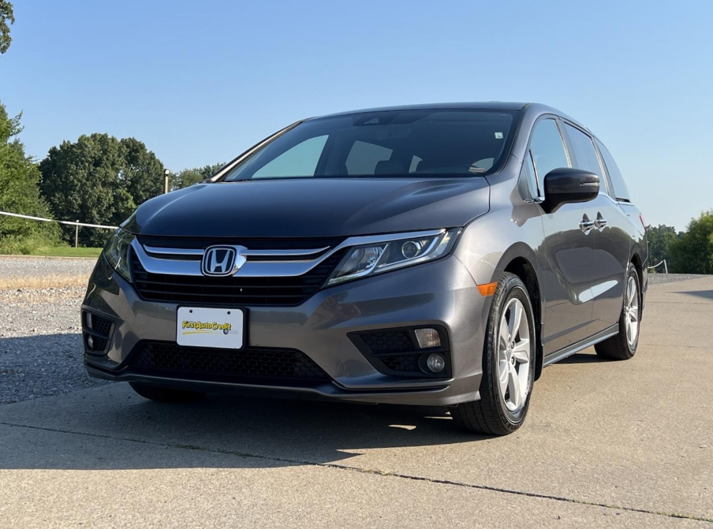 2019 GRAY /Gray Leather Honda Odyssey EX-L (5FNRL6H78KB) with an 3.5L V6 engine, Automatic transmission, located at 2990 Old Orchard Rd., Jackson, MO, 63755, 37.354214, -89.612106 - 2019 Honda Odyssey EX-L 81xxx miles Front Wheel Drive 3.5L V6 Automatic Leather 3rd Row Navigation Rear Entertainment Backup Camera Power/Heated Seats Sunroof Bluetooth Remote Start Cruise Power Windows/Locks/Mirrors We have financing available and we accept trades! Fill out a credit - Photo#9