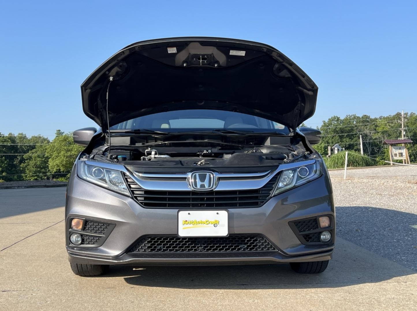 2019 GRAY /Gray Leather Honda Odyssey EX-L (5FNRL6H78KB) with an 3.5L V6 engine, Automatic transmission, located at 2990 Old Orchard Rd., Jackson, MO, 63755, 37.354214, -89.612106 - 2019 Honda Odyssey EX-L 81xxx miles Front Wheel Drive 3.5L V6 Automatic Leather 3rd Row Navigation Rear Entertainment Backup Camera Power/Heated Seats Sunroof Bluetooth Remote Start Cruise Power Windows/Locks/Mirrors We have financing available and we accept trades! Fill out a credit - Photo#42