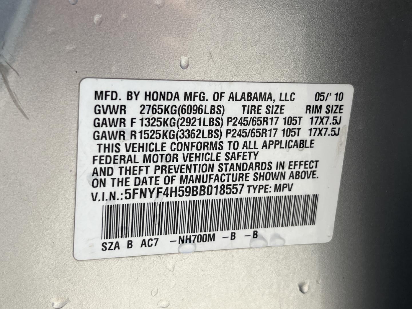 2011 SILVER /Gray Leather Honda Pilot EX-L 4WD (5FNYF4H59BB) with an 3.5L V6 engine, Automatic transmission, located at 506 S. Kingshighway, Cape Girardeau, MO, 63703, (573) 235-5000, 37.294991, -89.553635 - 2011 Honda Pilot EX-L 194xxx miles All Wheel Drive 3.5L V6 Automatic Leather 3rd Row Backup Camera Power/Heated Seats Sunroof Bluetooth Cruise Power Windows/Locks/Mirrors We have financing available and we accept trades! Fill out a credit application on our website or come by today! If - Photo#48