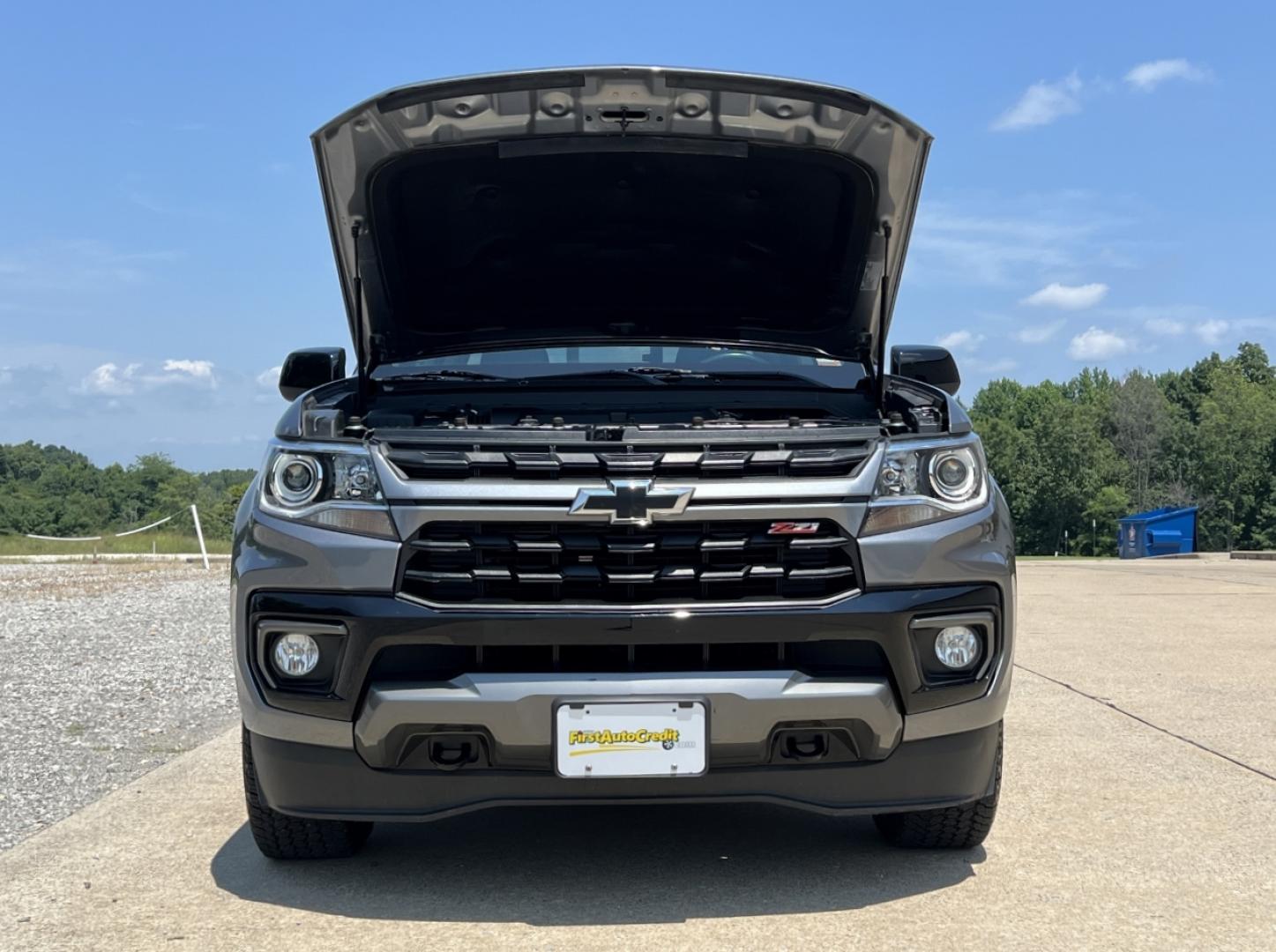 2021 GRAY /Gray Cloth/Leatherette Chevrolet Colorado Z71 Off Road Crew Cab Long Box 4WD (1GCGTDEN0M1) with an 3.6L V6 engine, Automatic transmission, located at 506 S. Kingshighway, Cape Girardeau, MO, 63703, (573) 235-5000, 37.294991, -89.553635 - 2021 Chevrolet Colorado Z71 Off Road Only 34xxx miles 4x4 3.6L V6 Automatic Cloth/Leatherette Backup Camera Power Driver Seat Heated Seats Bluetooth Remote Start Cruise Power Windows/Locks/Mirrors We have financing available and we accept trades! Fill out a credit application on our web - Photo#35