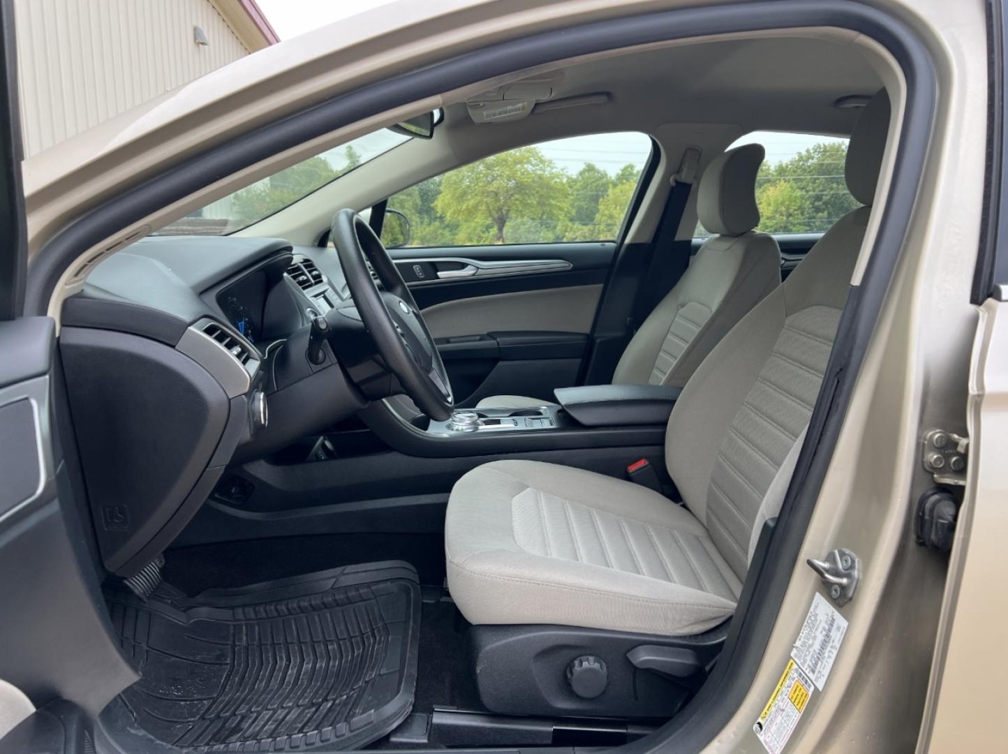 2019 GOLD /Tan Cloth Ford Fusion S (3FA6P0G79KR) with an 2.5L 4 Cyl. engine, Automatic transmission, located at 2990 Old Orchard Rd., Jackson, MO, 63755, 37.354214, -89.612106 - 2019 Ford Fusion S Only 57xxx miles Front Wheel Drive 2.5L 4 Cyl. Automatic Backup Camera Bluetooth Cruise Power Windows/Locks/Mirrors We have financing available and we accept trades! Fill out a credit application on our website or come by today! If you have any questions, give us a call - Photo#11