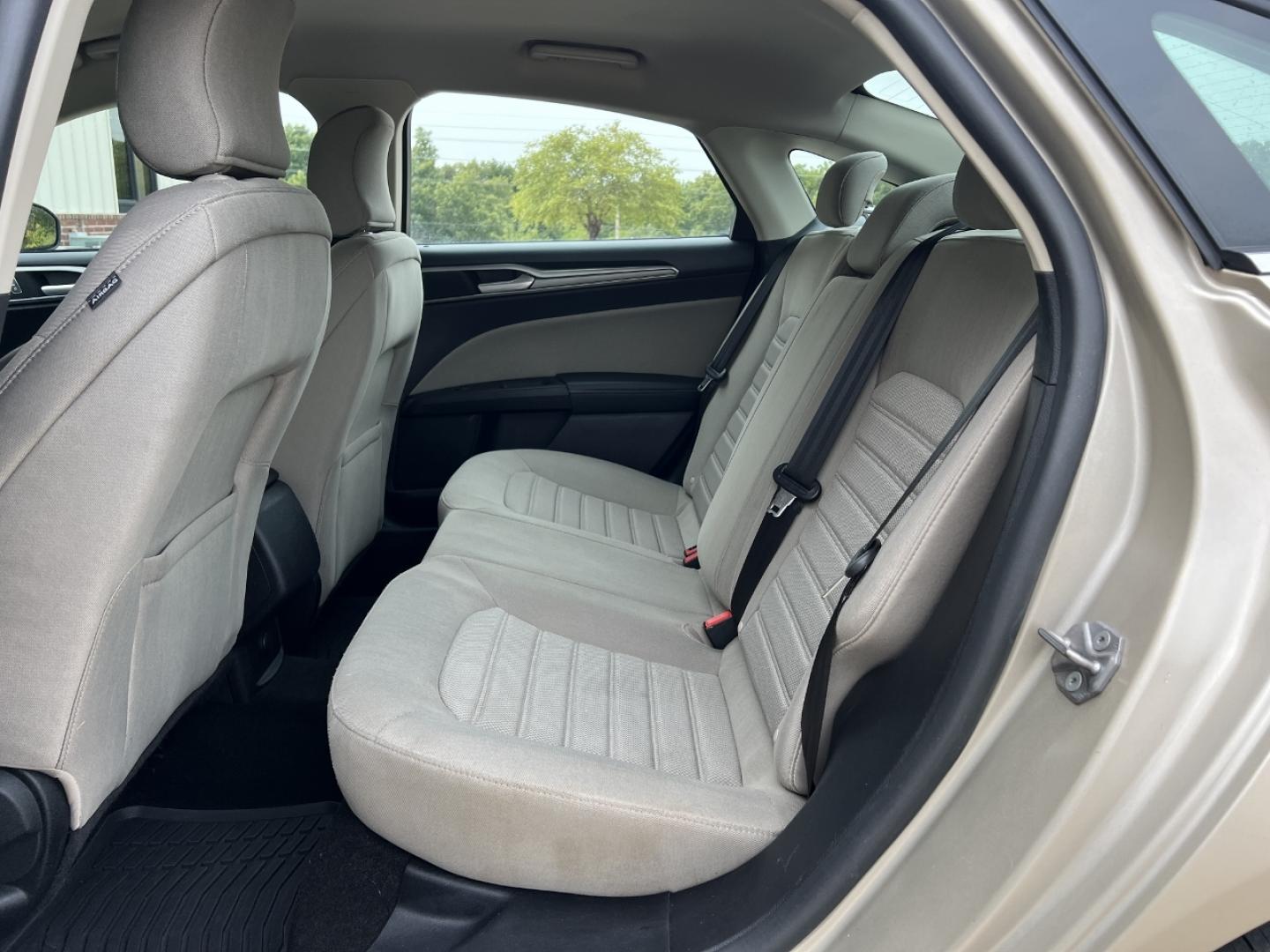 2019 GOLD /Tan Cloth Ford Fusion S (3FA6P0G79KR) with an 2.5L 4 Cyl. engine, Automatic transmission, located at 2990 Old Orchard Rd., Jackson, MO, 63755, 37.354214, -89.612106 - 2019 Ford Fusion S Only 57xxx miles Front Wheel Drive 2.5L 4 Cyl. Automatic Backup Camera Bluetooth Cruise Power Windows/Locks/Mirrors We have financing available and we accept trades! Fill out a credit application on our website or come by today! If you have any questions, give us a call - Photo#14