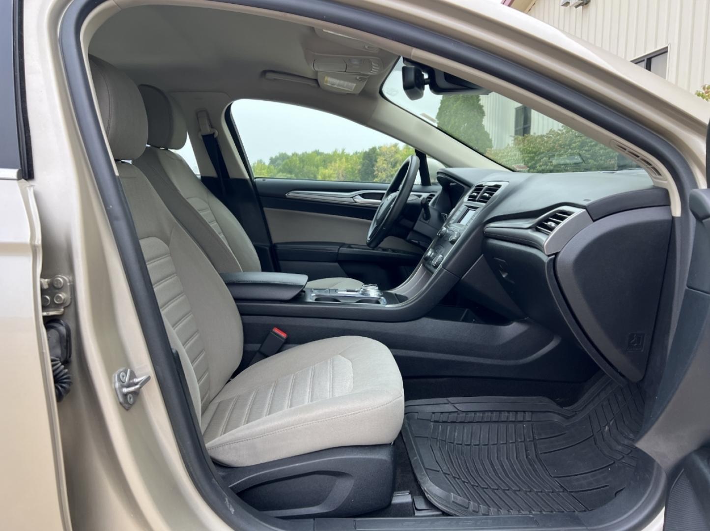 2019 GOLD /Tan Cloth Ford Fusion S (3FA6P0G79KR) with an 2.5L 4 Cyl. engine, Automatic transmission, located at 2990 Old Orchard Rd., Jackson, MO, 63755, 37.354214, -89.612106 - 2019 Ford Fusion S Only 57xxx miles Front Wheel Drive 2.5L 4 Cyl. Automatic Backup Camera Bluetooth Cruise Power Windows/Locks/Mirrors We have financing available and we accept trades! Fill out a credit application on our website or come by today! If you have any questions, give us a call - Photo#13