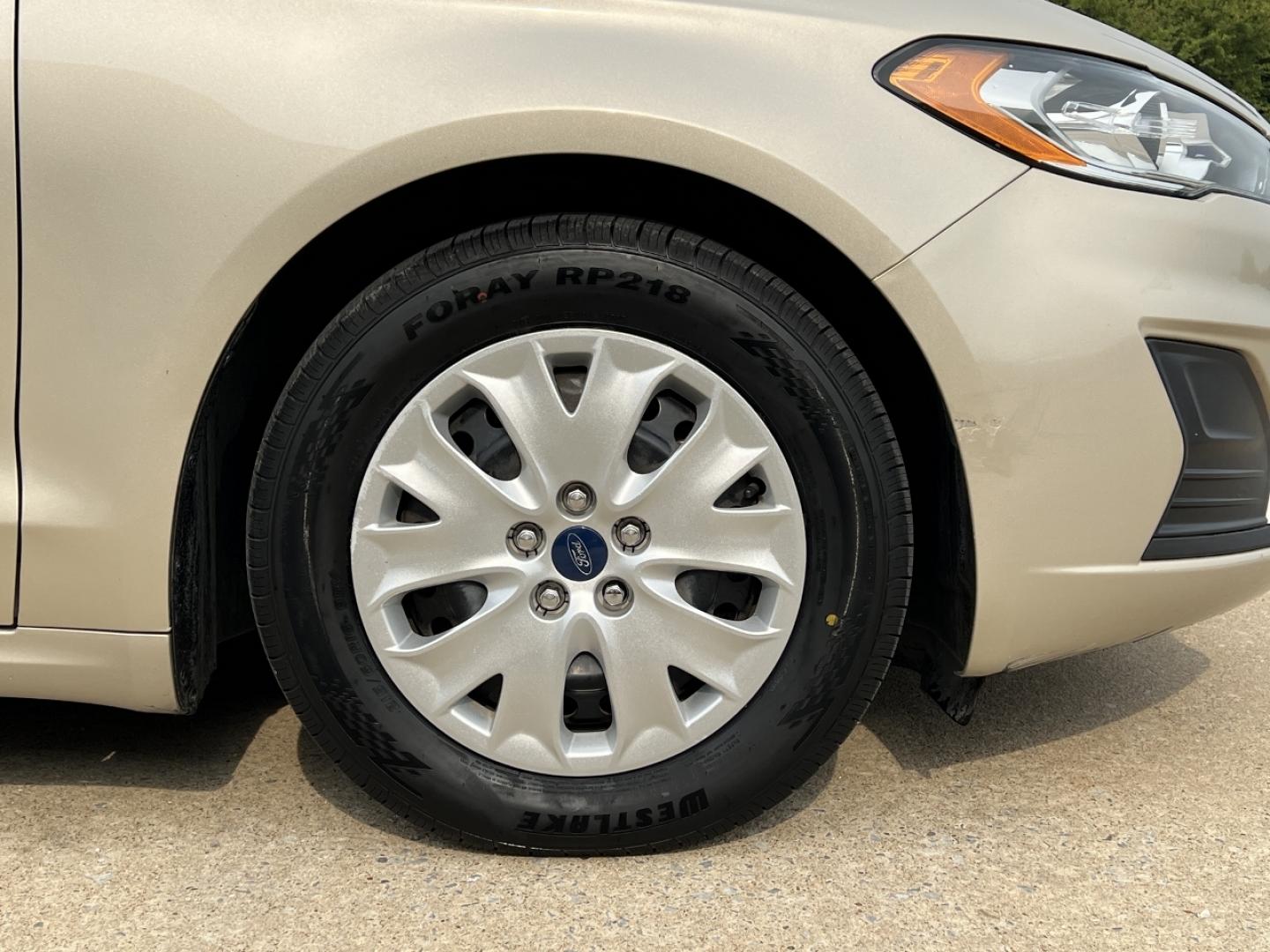 2019 GOLD /Tan Cloth Ford Fusion S (3FA6P0G79KR) with an 2.5L 4 Cyl. engine, Automatic transmission, located at 2990 Old Orchard Rd., Jackson, MO, 63755, 37.354214, -89.612106 - 2019 Ford Fusion S Only 57xxx miles Front Wheel Drive 2.5L 4 Cyl. Automatic Backup Camera Bluetooth Cruise Power Windows/Locks/Mirrors We have financing available and we accept trades! Fill out a credit application on our website or come by today! If you have any questions, give us a call - Photo#35