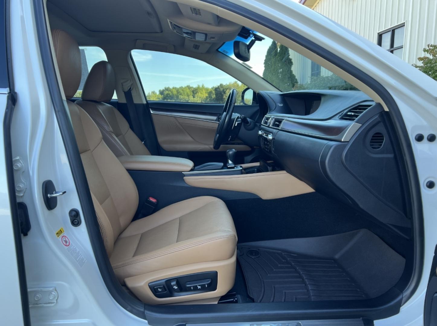2014 WHITE /Tan Leather Lexus GS 350 AWD (JTHCE1BL4E5) with an 3.5L V6 engine, Automatic transmission, located at 2990 Old Orchard Rd., Jackson, MO, 63755, 37.354214, -89.612106 - 2014 Lexus GS 350 133xxx miles All Wheel Drive 3.5L V6 Automatic Leather Navigation Power/Heated/Cooled Seats Heated Steering Wheel Backup Camera Sunroof Bluetooth Cruise Power Windows/Locks/Mirrors We have financing available and we accept trades! Fill out a credit application on our - Photo#17