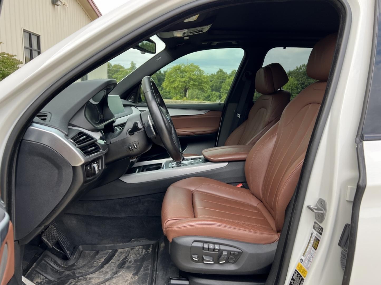 2015 WHITE /Brown Leather BMW X5 xDrive50i (5UXKR6C59F0) with an 4.8L V8 engine, Automatic transmission, located at 2990 Old Orchard Rd., Jackson, MO, 63755, 37.354214, -89.612106 - 2015 BMW X5 xDrive 50i Only 24xxx miles All Wheel Drive 4.4L V8 Automatic Leather Navigation Power/Heated Seats Backup Camera Sunroof Bluetooth Cruise Power Windows/Locks/Mirrors We have financing available and we accept trades! Fill out a credit application on our website or come by to - Photo#16