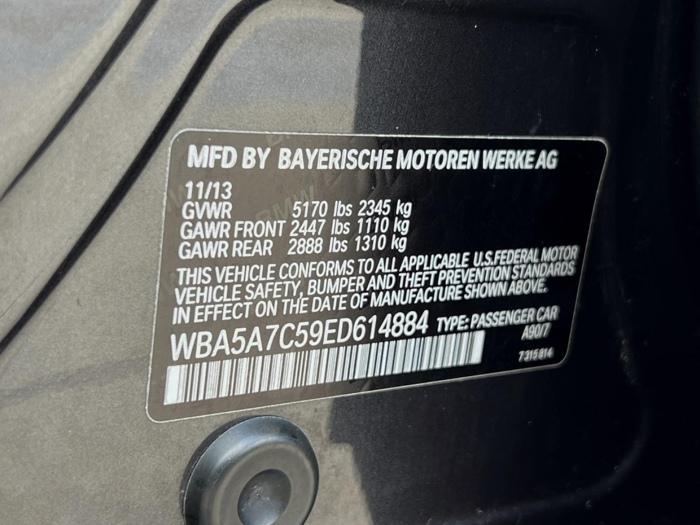 2014 GRAY /Black Leather BMW 5-Series 528i xDrive (WBA5A7C59ED) with an 2.0L 4 Cyl. engine, Automatic transmission, located at 506 S. Kingshighway, Cape Girardeau, MO, 63703, (573) 235-5000, 37.294991, -89.553635 - 2014 BMW 5-Series 528i xDrive Only 54xxx miles All Wheel Drive 2.0L 4 Cyl. Automatic Leather Navigation Backup Camera Power/Heated Seats Sunroof Bluetooth Cruise Power Windows/Locks/Mirrors We have financing available and we accept trades! Fill out a credit application on our website or - Photo#46