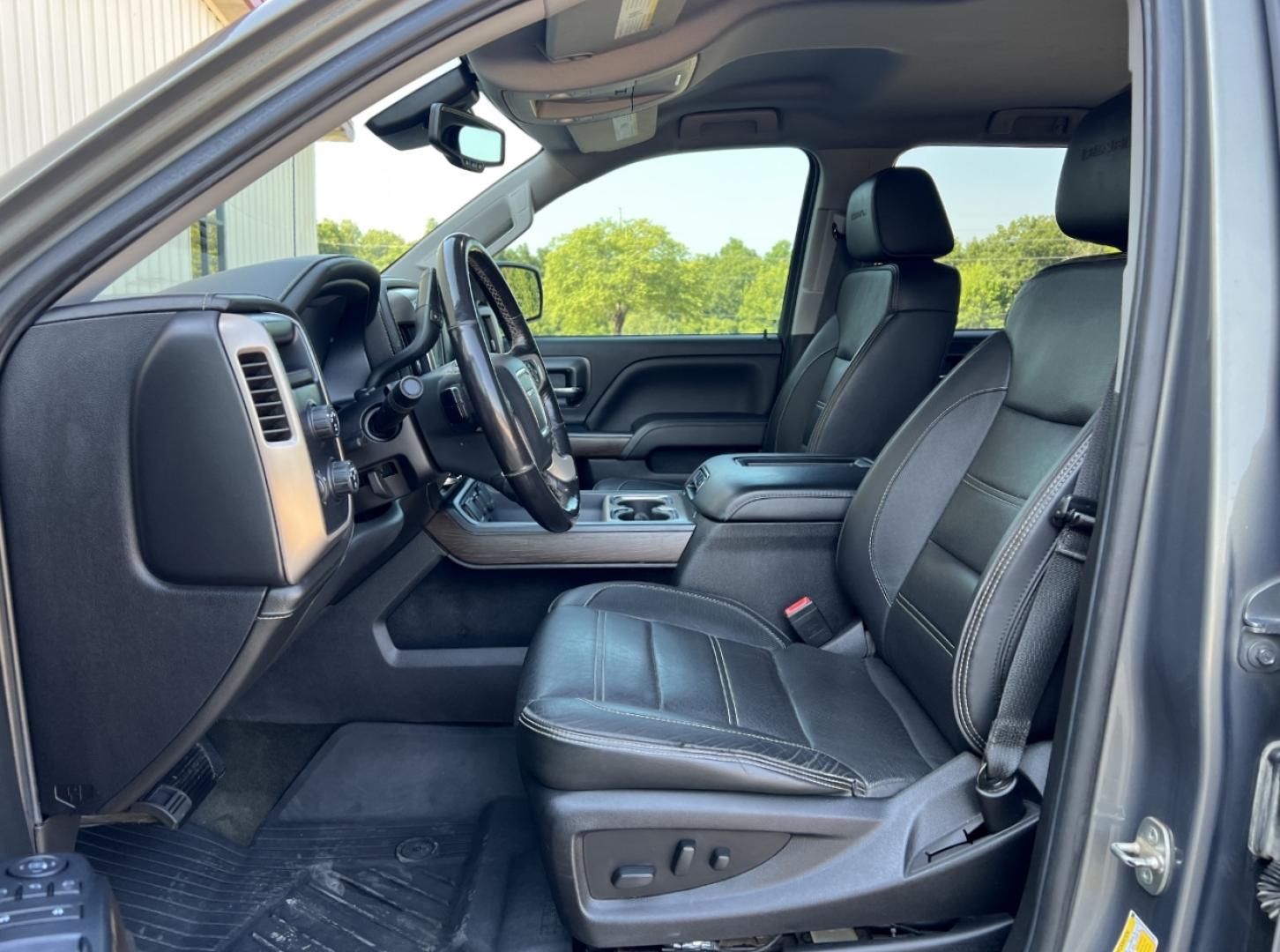 2018 GRAY /Black Leather GMC Sierra 1500 Denali Crew Cab Long Box 4WD (3GTU2PEC0JG) with an 5.3L V8 engine, Automatic transmission, located at 506 S. Kingshighway, Cape Girardeau, MO, 63703, (573) 235-5000, 37.294991, -89.553635 - 2018 GMC Sierra 1500 Denali 165xxx miles 4x4 5.3L V8 Automatic Leather New Tires Navigation Power/Heated/Cooled Seats Heated Steering Wheel Backup Camera Bluetooth Remote Start Cruise Power Windows/Locks/Mirrors We have financing available and we accept trades! Fill out a credit appli - Photo#14
