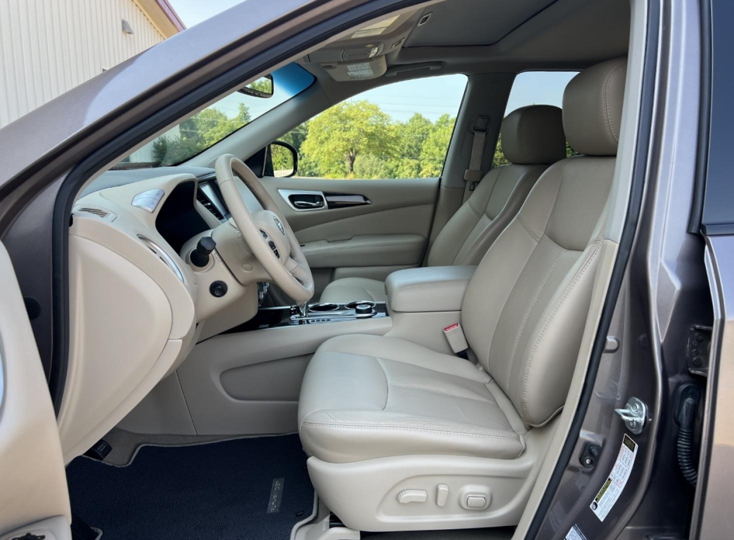 2014 BROWN /Tan Leather Nissan Pathfinder Platinum 4WD (5N1AR2MM2EC) with an 3.5L V6 engine, CVT transmission, located at 506 S. Kingshighway, Cape Girardeau, MO, 63703, (573) 235-5000, 37.294991, -89.553635 - 2014 Nissan Pathfinder Platinum 107xxx miles 4 Wheel Drive 3.5L V6 Automatic Leather 3rd Row Navigation Rear Entertainment Power/Heated/Cooled Seats Heated Rear Seats Heated Steering Wheel Sunroof Bluetooth Remote Start Cruise Power Windows/Locks/Mirrors We have financing available - Photo#19