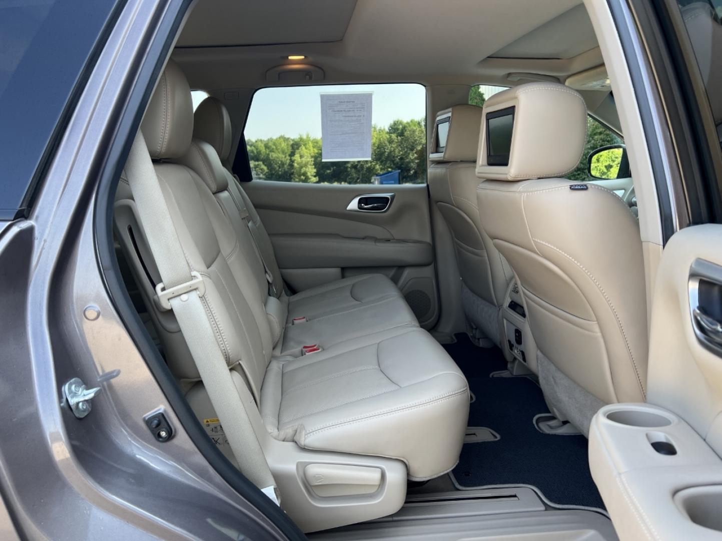 2014 BROWN /Tan Leather Nissan Pathfinder Platinum 4WD (5N1AR2MM2EC) with an 3.5L V6 engine, CVT transmission, located at 506 S. Kingshighway, Cape Girardeau, MO, 63703, (573) 235-5000, 37.294991, -89.553635 - 2014 Nissan Pathfinder Platinum 107xxx miles 4 Wheel Drive 3.5L V6 Automatic Leather 3rd Row Navigation Rear Entertainment Power/Heated/Cooled Seats Heated Rear Seats Heated Steering Wheel Sunroof Bluetooth Remote Start Cruise Power Windows/Locks/Mirrors We have financing available - Photo#23