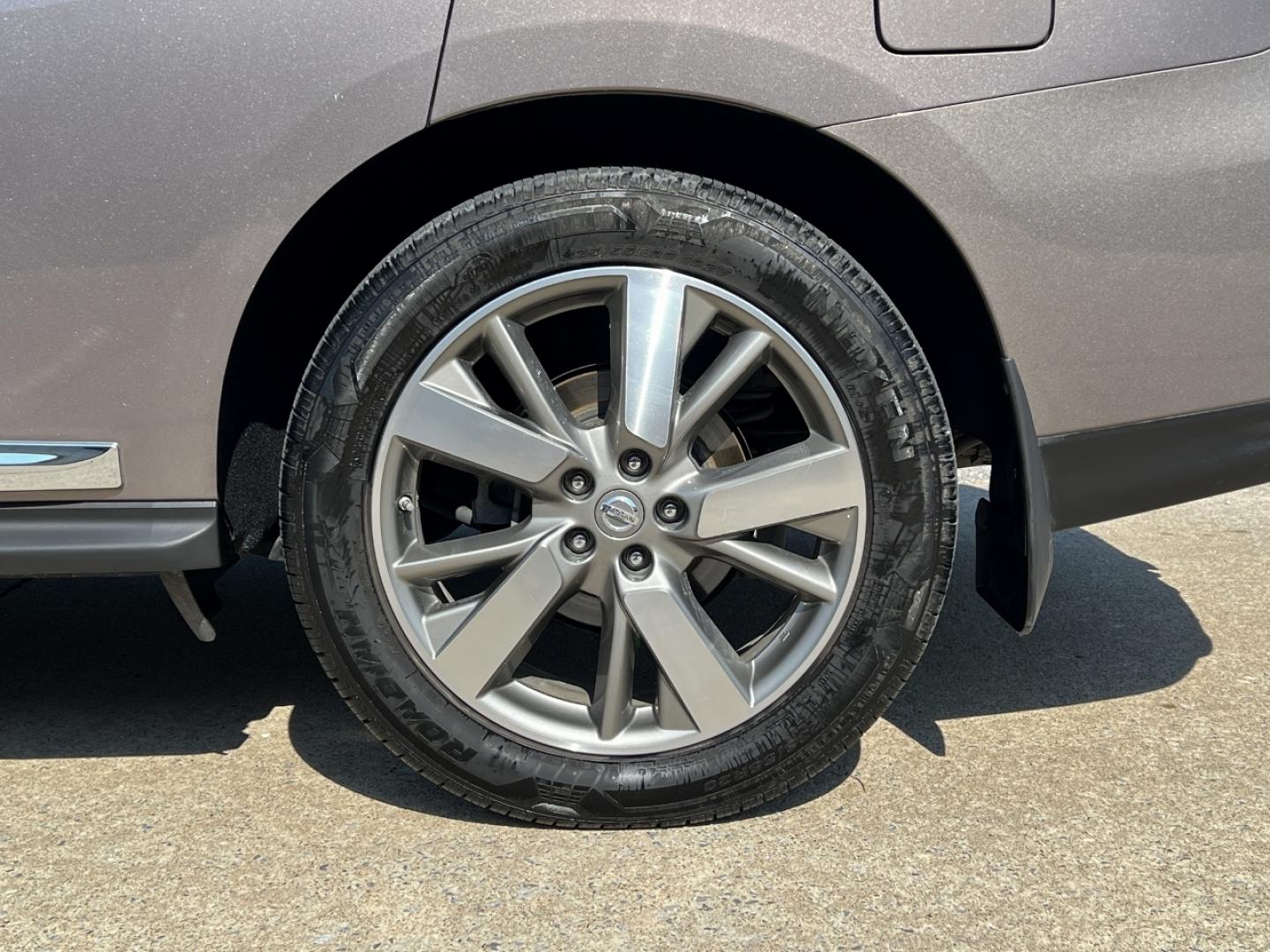 2014 BROWN /Tan Leather Nissan Pathfinder Platinum 4WD (5N1AR2MM2EC) with an 3.5L V6 engine, CVT transmission, located at 506 S. Kingshighway, Cape Girardeau, MO, 63703, (573) 235-5000, 37.294991, -89.553635 - 2014 Nissan Pathfinder Platinum 107xxx miles 4 Wheel Drive 3.5L V6 Automatic Leather 3rd Row Navigation Rear Entertainment Power/Heated/Cooled Seats Heated Rear Seats Heated Steering Wheel Sunroof Bluetooth Remote Start Cruise Power Windows/Locks/Mirrors We have financing available - Photo#45