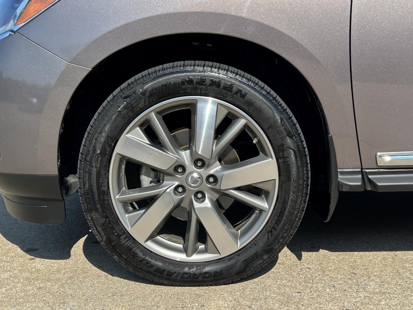 2014 BROWN /Tan Leather Nissan Pathfinder Platinum 4WD (5N1AR2MM2EC) with an 3.5L V6 engine, CVT transmission, located at 506 S. Kingshighway, Cape Girardeau, MO, 63703, (573) 235-5000, 37.294991, -89.553635 - 2014 Nissan Pathfinder Platinum 107xxx miles 4 Wheel Drive 3.5L V6 Automatic Leather 3rd Row Navigation Rear Entertainment Power/Heated/Cooled Seats Heated Rear Seats Heated Steering Wheel Sunroof Bluetooth Remote Start Cruise Power Windows/Locks/Mirrors We have financing available - Photo#44