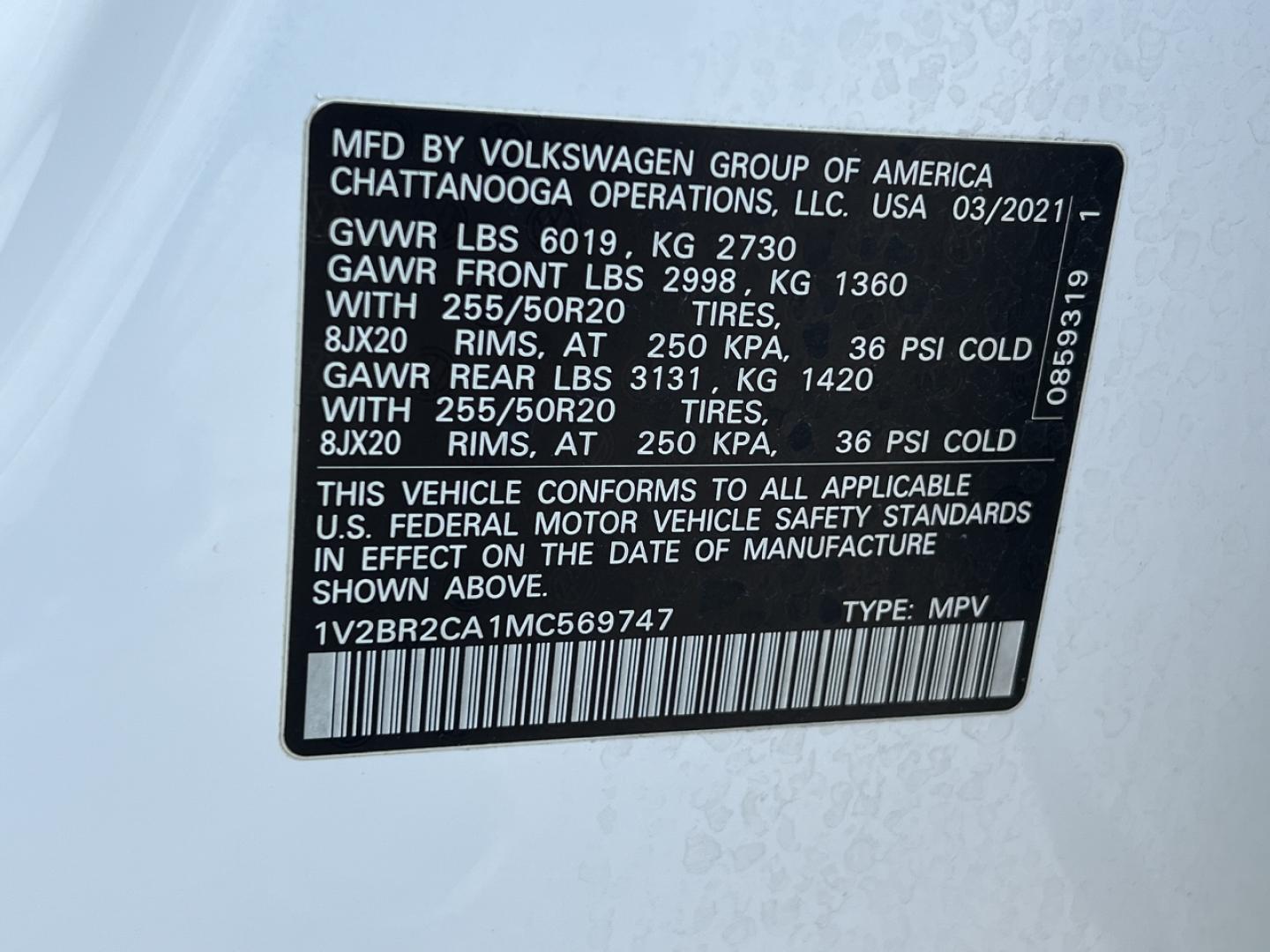2021 WHITE /Tan Leather Volkswagen Atlas V6 SEL 4MOTION (1V2BR2CA1MC) with an 3.6L V6 engine, Automatic transmission, located at 506 S. Kingshighway, Cape Girardeau, MO, 63703, (573) 235-5000, 37.294991, -89.553635 - 2021 Volkswagen Atlas SEL 4Motion 77xxx miles All Wheel Drive 3.6L V6 Automatic Leather 3rd Row Navigation Power/Heated Seats Heated Steering Wheel Backup Camera Sunroof Bluetooth Remote Start Cruise Power Windows/Locks/Mirrors We have financing available and we accept trades! Fill o - Photo#48