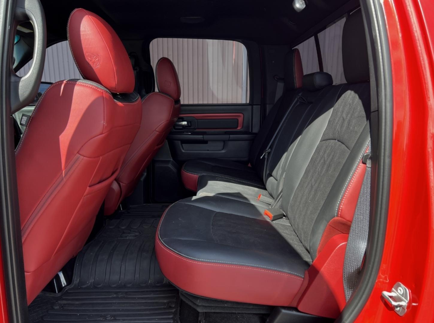 2016 RED /Black RAM 1500 Rebel Crew Cab 4WD (1C6RR7YT8GS) with an 5.7L V8 engine, Automatic transmission, located at 2990 Old Orchard Rd., Jackson, MO, 63755, 37.354214, -89.612106 - *** SALVAGE TITLE *** We have financing available and we accept trades! Fill out a credit application on our website or come by today! If you have any questions, give us a call at (573) 204-7777 or visit our website at firstautocredit.com. - Photo#8