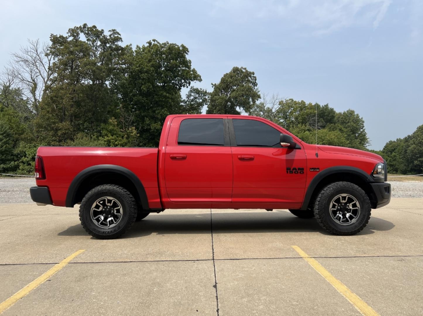 2016 RED /Black Leather RAM 1500 Rebel Crew Cab 4WD (1C6RR7YT8GS) with an 5.7L V8 engine, Automatic transmission, located at 2990 Old Orchard Rd., Jackson, MO, 63755, 37.354214, -89.612106 - *** SALVAGE TITLE *** 2016 Ram 1500 Rebel Only 59xxx miles 4x4 5.7L V8 HEMI Automatic Leather Navigation Power/Heated Seats Heated Steering Wheel Backup Camera Bluetooth Remote Start Cruise Power Windows/Locks/Mirrors We have financing available and we accept trades! Fill out a credit - Photo#10