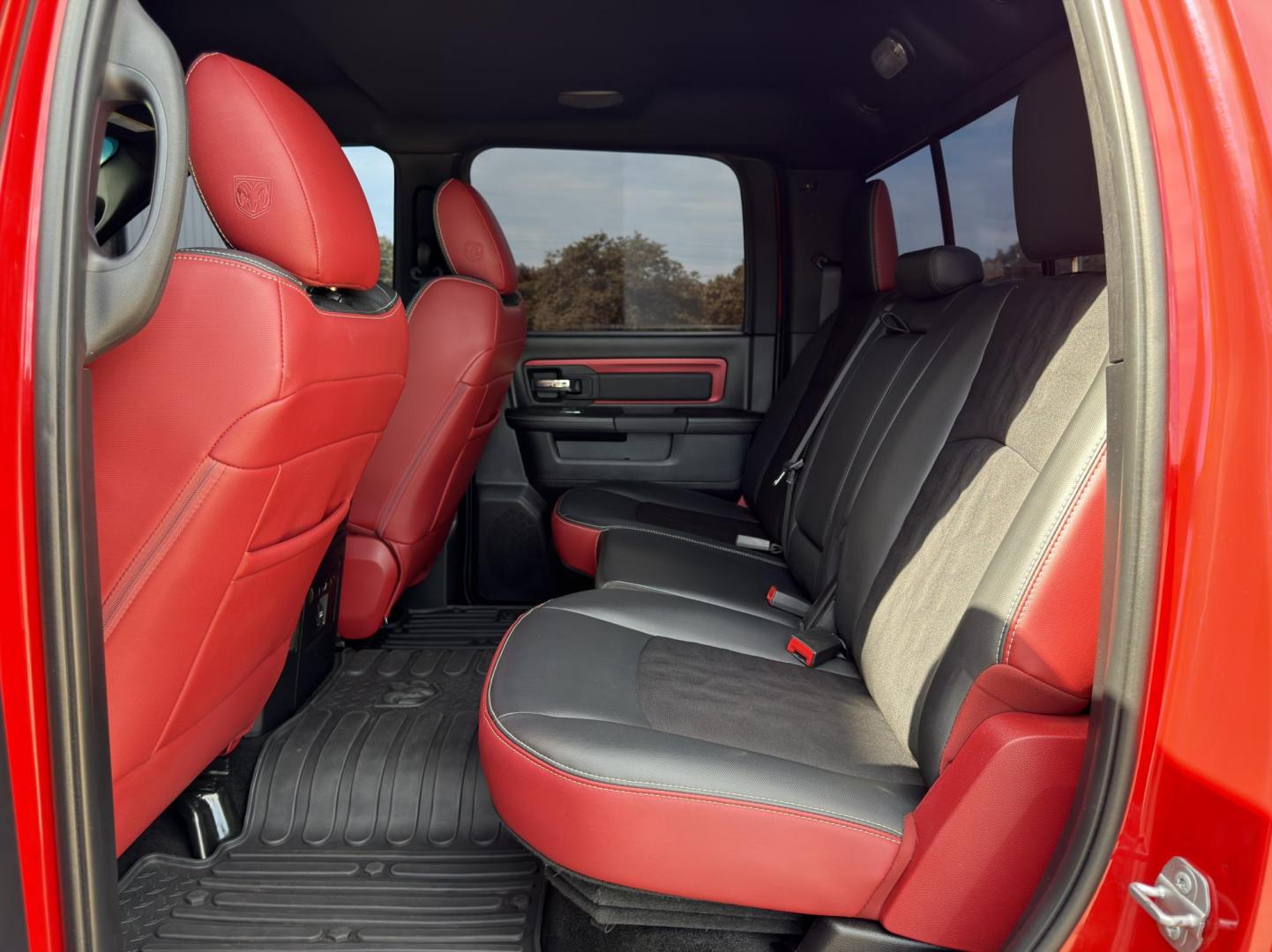 2016 RED /Black RAM 1500 Rebel Crew Cab 4WD (1C6RR7YT8GS) with an 5.7L V8 engine, Automatic transmission, located at 2990 Old Orchard Rd., Jackson, MO, 63755, 37.354214, -89.612106 - *** SALVAGE TITLE *** 2016 Ram 1500 Rebel Only 60xxx miles 4x4 5.7L V8 HEMI Automatic Navigation Power/Heated Seats Heated Steering Wheel Backup Camera Bluetooth Remote Start Cruise Power Windows/Locks/Mirrors We have financing available and we accept trades! Fill out a credit applicat - Photo#19