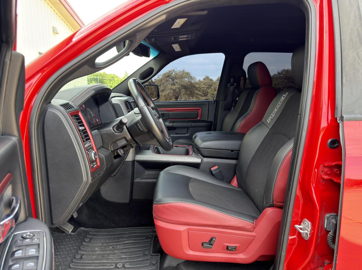 2016 RED /Black RAM 1500 Rebel Crew Cab 4WD (1C6RR7YT8GS) with an 5.7L V8 engine, Automatic transmission, located at 2990 Old Orchard Rd., Jackson, MO, 63755, 37.354214, -89.612106 - *** SALVAGE TITLE *** 2016 Ram 1500 Rebel Only 60xxx miles 4x4 5.7L V8 HEMI Automatic Navigation Power/Heated Seats Heated Steering Wheel Backup Camera Bluetooth Remote Start Cruise Power Windows/Locks/Mirrors We have financing available and we accept trades! Fill out a credit applicat - Photo#16