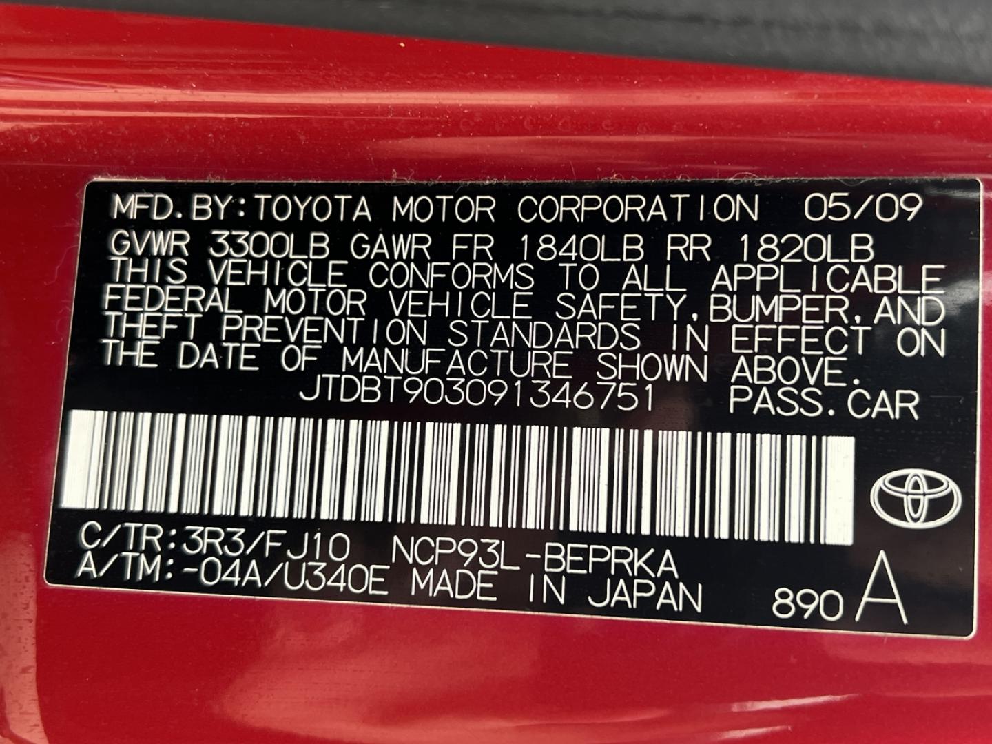 2009 RED /Black Cloth Toyota Yaris Sedan (JTDBT903091) with an 1.5L 4 Cyl. engine, Automatic transmission, located at 2990 Old Orchard Rd., Jackson, MO, 63755, 37.354214, -89.612106 - 2009 Toyota Yaris 185xxx miles Front Wheel Drive 1.5L 4 Cyl. Automatic Cruise Power Windows/Locks/Mirrors We have financing available and we accept trades! Fill out a credit application on our website or come by today! If you have any questions, give us a call at (573) 204-7777 or visit our - Photo#41