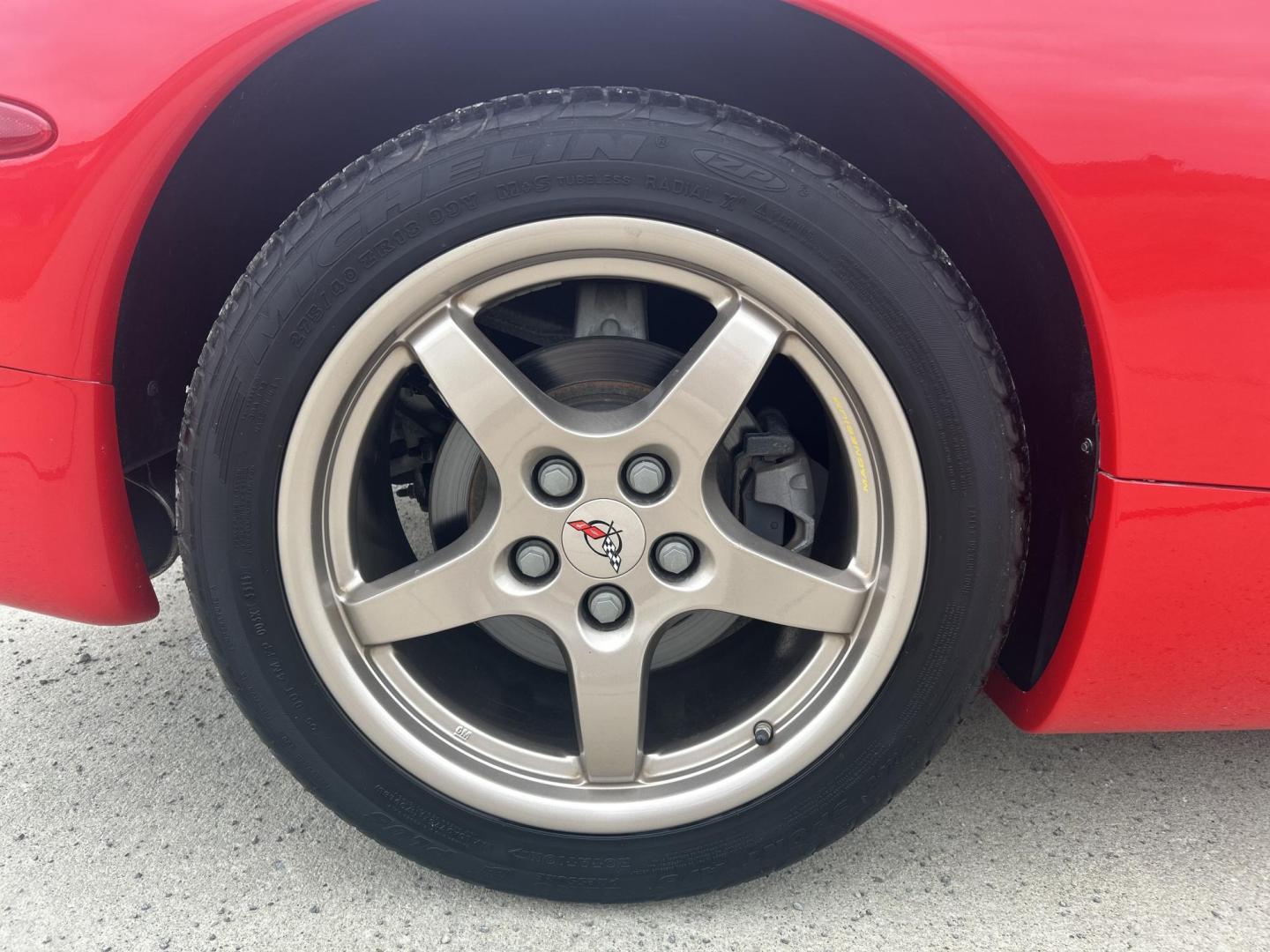 2000 TORCH RED /Tan Chevrolet Corvette Coupe (1G1YY22G3Y5) with an 5.7L V8 OHV 16V engine, Automatic transmission, located at 506 S. Kingshighway, Cape Girardeau, MO, 63703, (573) 235-5000, 37.294991, -89.553635 - 2000 Chevrolet Corvette 26xxx Miles Rear Wheel Drive 5.7L V8 LS1 Automatic Leather Selective Real-Time Damping Magnesium Wheels Targa Top Heads Up Display Bose Audio 6 Speaker System With CD Power/Heated Mirrors Power 6 Way Driver/Passenger Seats Power Locks/Windows Telescoping Steeri - Photo#37