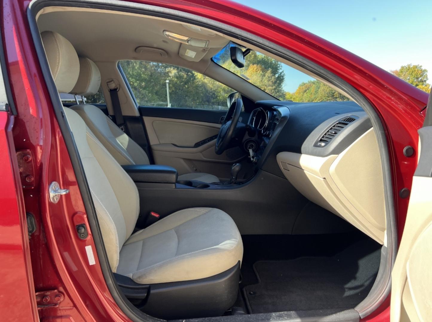 2012 MAROON /Tan Cloth Kia Optima LX (5XXGM4A74CG) with an 2.4L 4 Cyl. engine, Automatic transmission, located at 2990 Old Orchard Rd., Jackson, MO, 63755, 37.354214, -89.612106 - 2012 Kia Optima LX 149xxx miles Front Wheel Drive 2.4L 4 Cyl. Automatic Power Driver Seat Bluetooth Cruise Power Windows/Locks/Mirrors We have financing available and we accept trades! Fill out a credit application on our website or come by today! If you have any questions, give us a call - Photo#13