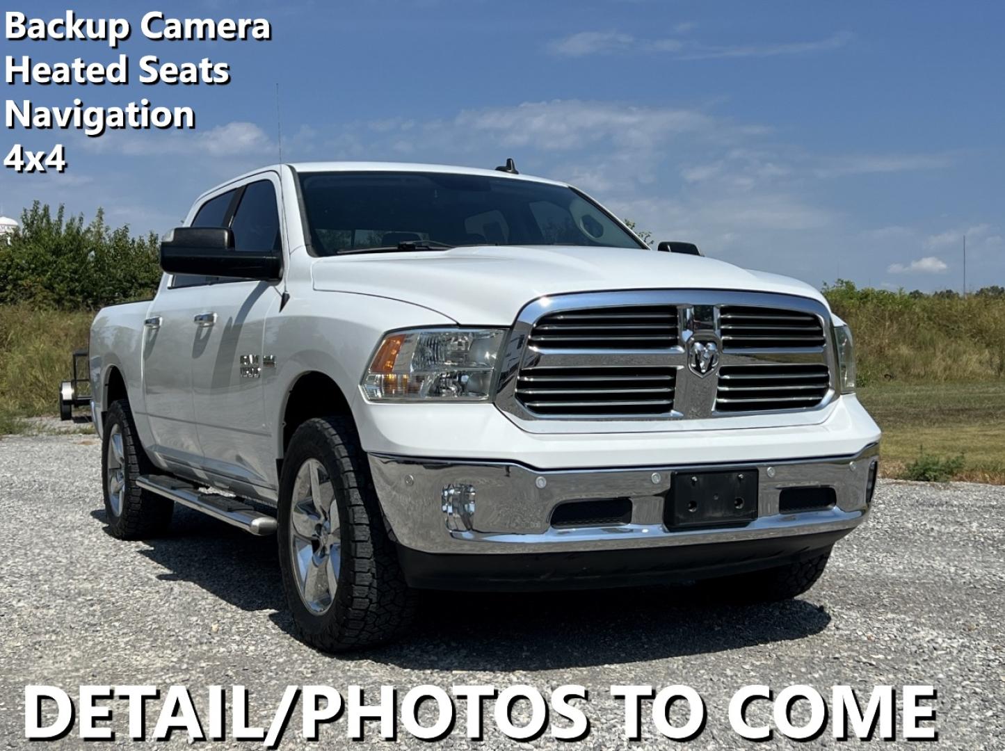 2016 WHITE /Gray Cloth RAM 1500 Big Horn Crew Cab 4WD (3C6RR7LTXGG) with an 5.7L V8 HEMI engine, Automatic transmission, located at 2990 Old Orchard Rd., Jackson, MO, 63755, 37.354214, -89.612106 - We have financing available and we accept trades! Fill out a credit application on our website or come by today! If you have any questions, give us a call at (573) 204-7777 or visit our website at firstautocredit.com. - Photo#0