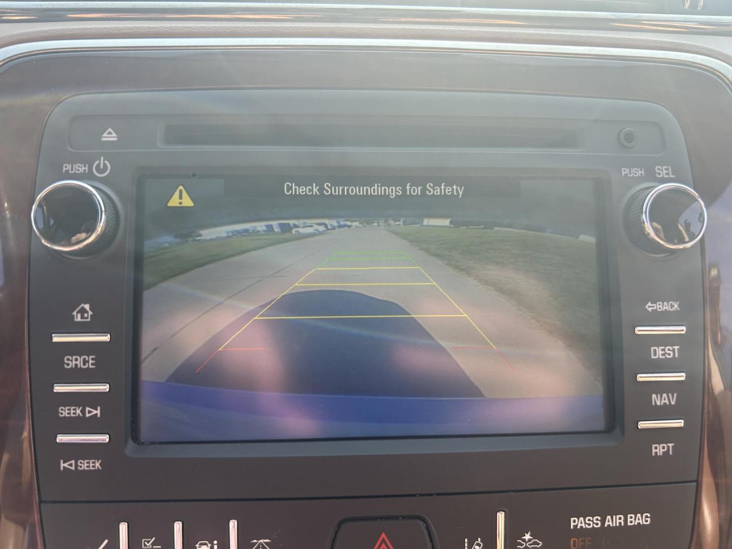 2016 WHITE /BROWN Buick Enclave Premium AWD (5GAKVCKD2GJ) with an 3.6L V6 DOHC 24V engine, 6A transmission, located at 506 S. Kingshighway, Cape Girardeau, MO, 63703, (573) 235-5000, 37.294991, -89.553635 - 2016 BUICK ENCLAVE 118xxx miles All Wheel Drive 3.6L V6 Automatic Leather Navigation Dual Climate Control Rear Climate Control Power/Heated/Cooled Seats Backup Camera Sunroof/Moonroof Bluetooth Remote Start Cruise Power Windows/Locks/Mirrors We have financing available and we accept - Photo#3