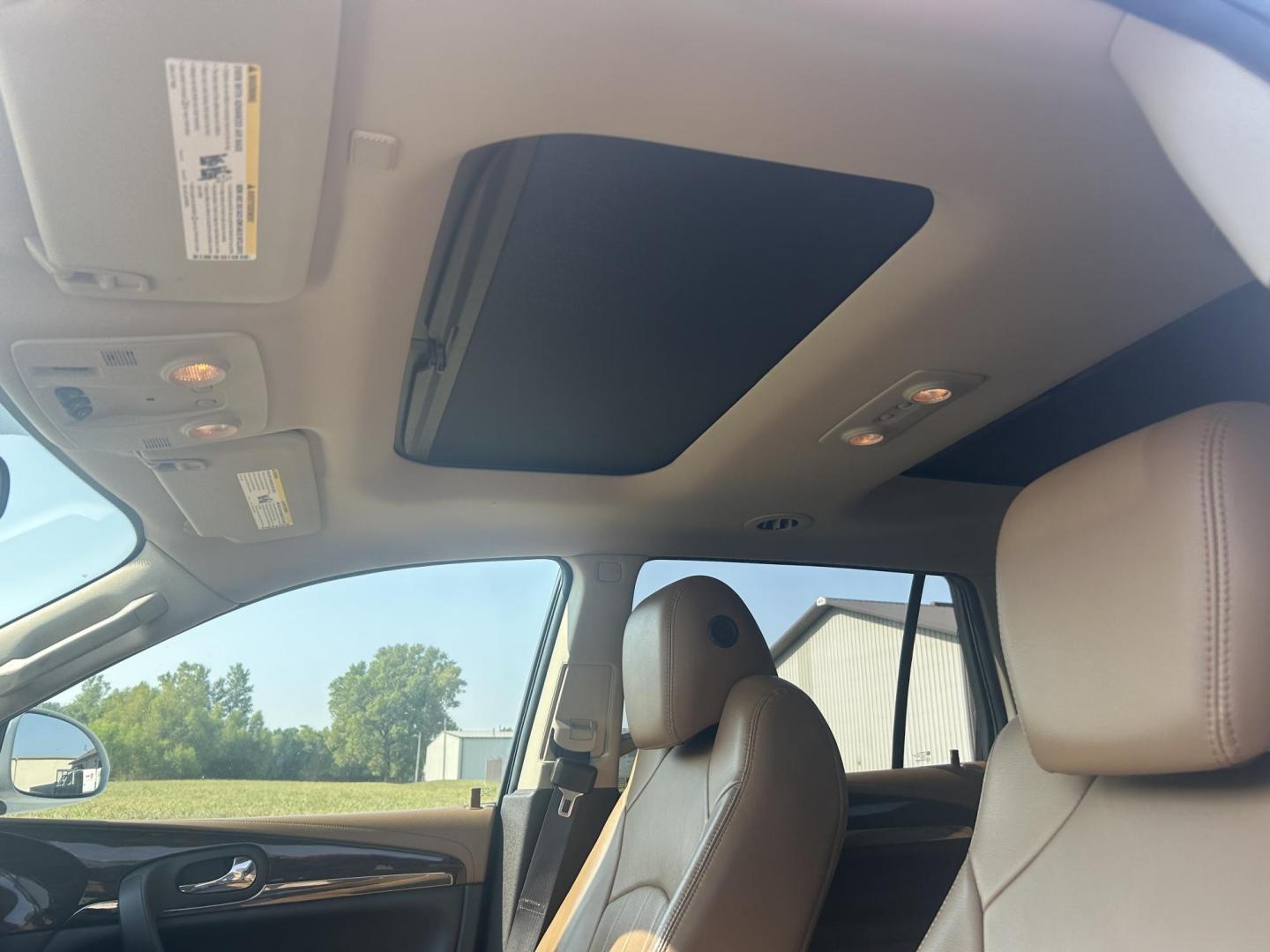 2016 WHITE /BROWN Buick Enclave Premium AWD (5GAKVCKD2GJ) with an 3.6L V6 DOHC 24V engine, 6A transmission, located at 506 S. Kingshighway, Cape Girardeau, MO, 63703, (573) 235-5000, 37.294991, -89.553635 - 2016 BUICK ENCLAVE 118xxx miles All Wheel Drive 3.6L V6 Automatic Leather Navigation Dual Climate Control Rear Climate Control Power/Heated/Cooled Seats Backup Camera Sunroof/Moonroof Bluetooth Remote Start Cruise Power Windows/Locks/Mirrors We have financing available and we accept - Photo#23
